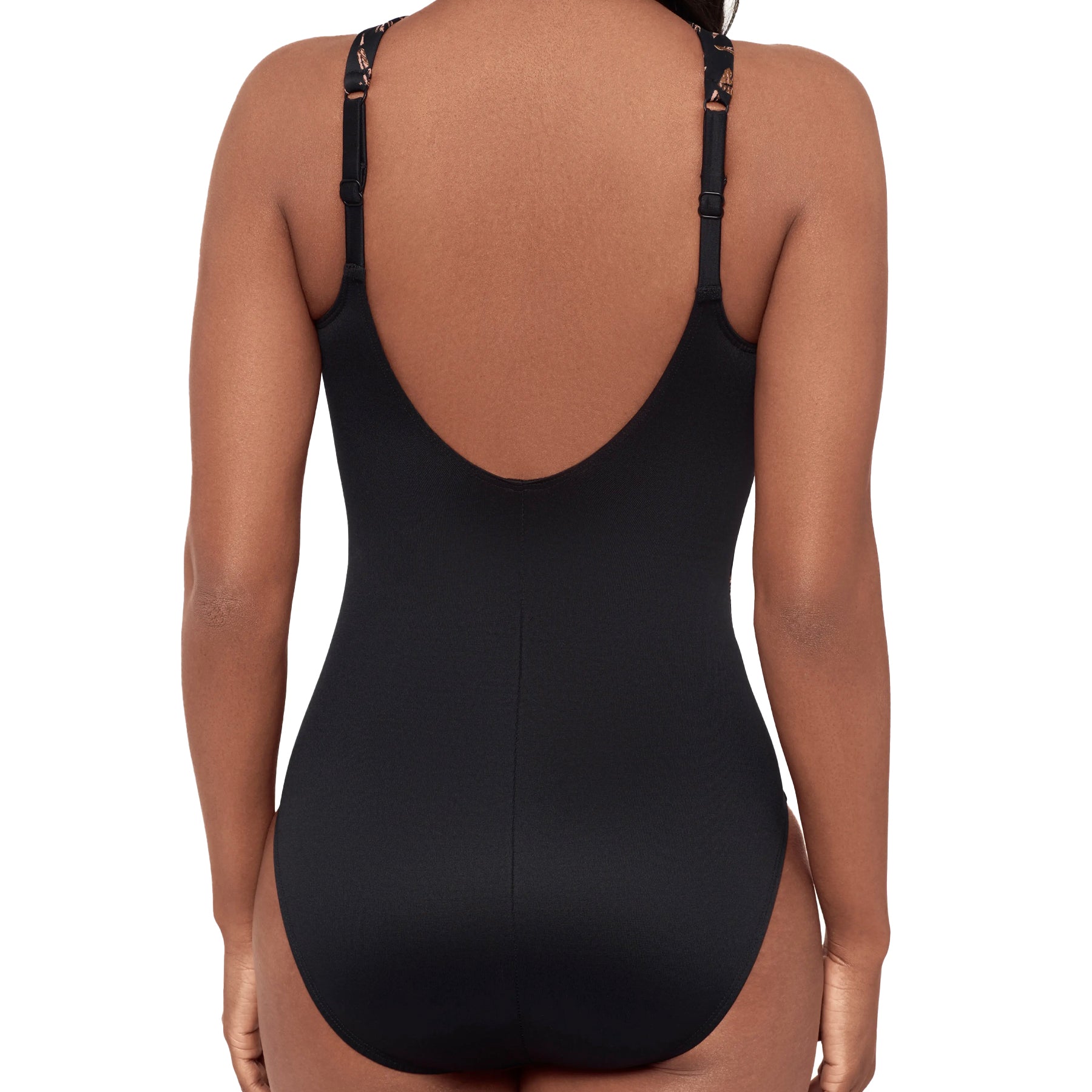 Miraclesuit Aphrodite One-Piece Swimsuit in Costa D'Oro 6566079 Black  Back