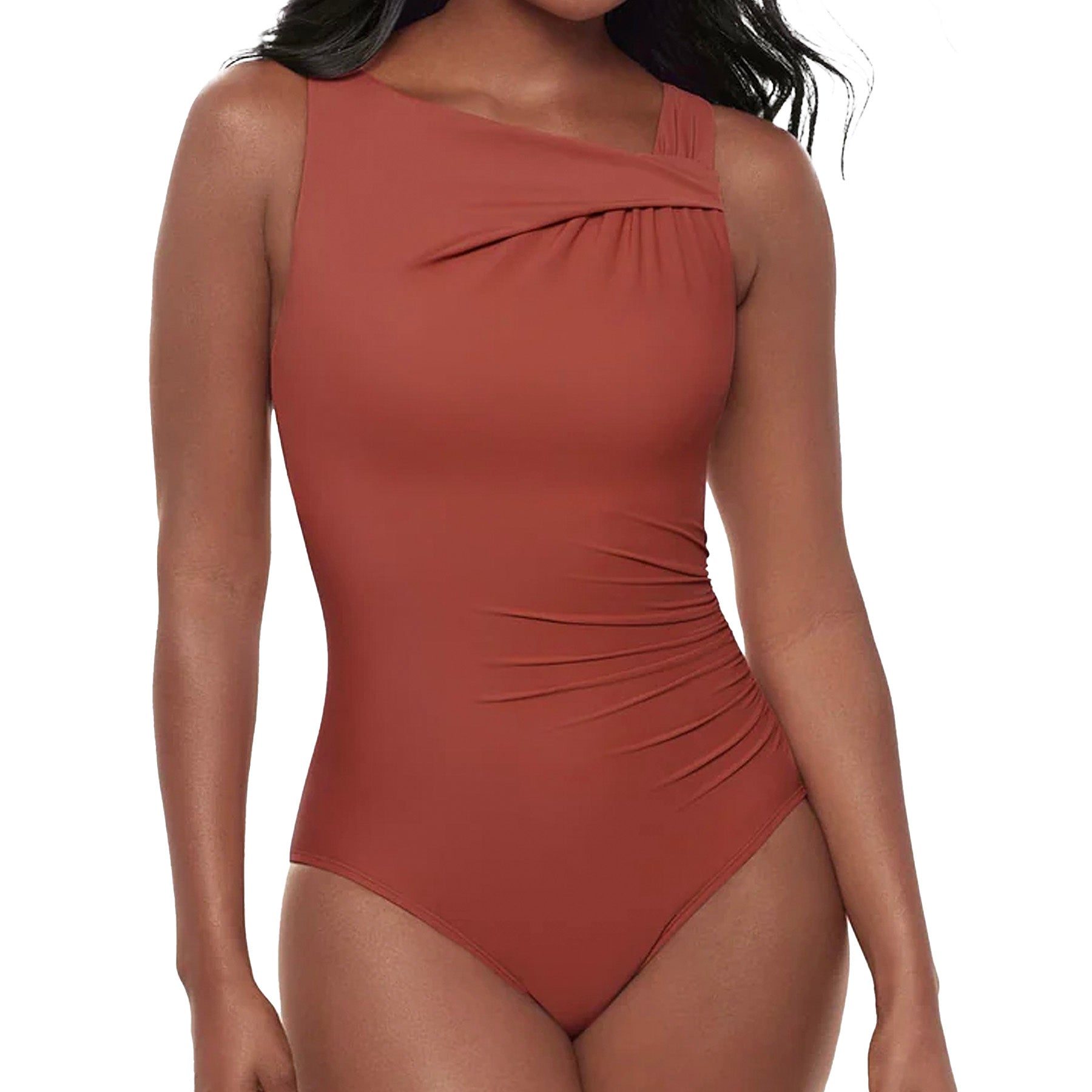 Miraclesuit Rock Solid Avra One Piece Swimsuit 6559040 Terra Front