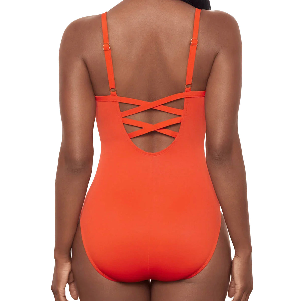 Miraclesuit Rock Solid Captivate One-Piece Swimsuit 6530050 Arancio Back