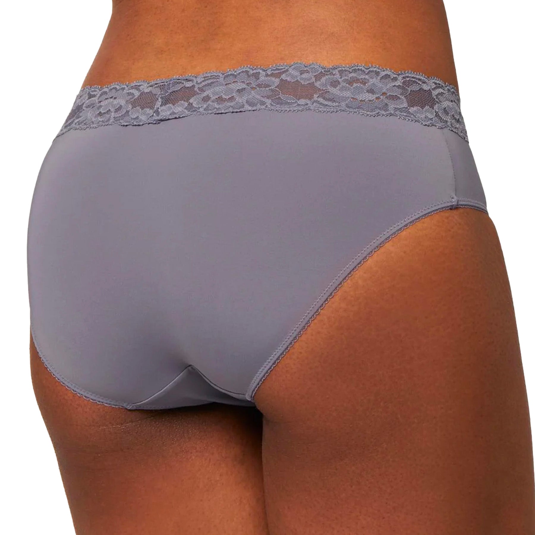 Montelle Essentials Brief 9004 Crystal Gray Rear View