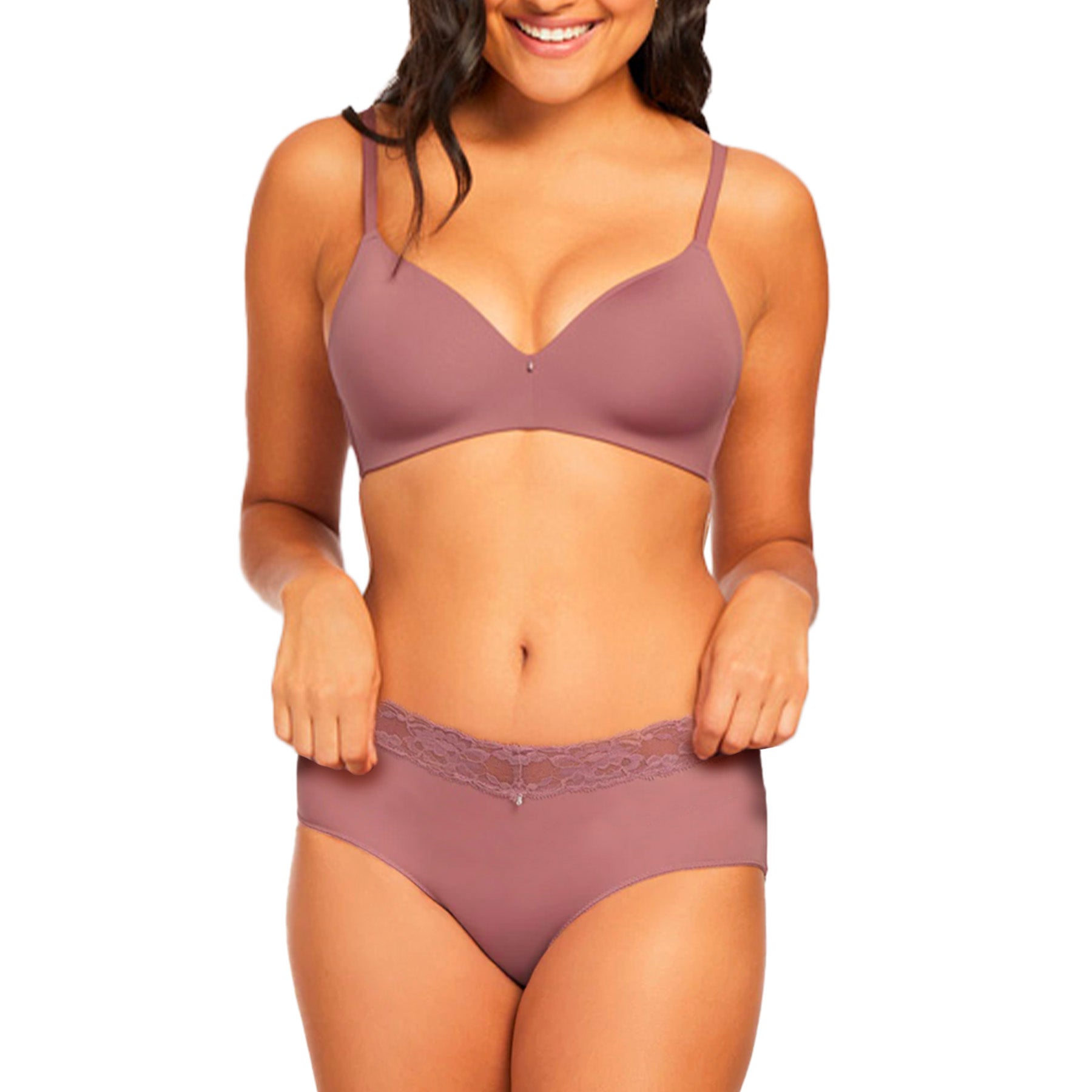 Montelle Essentials Brief 9004 Mauve Mist Set