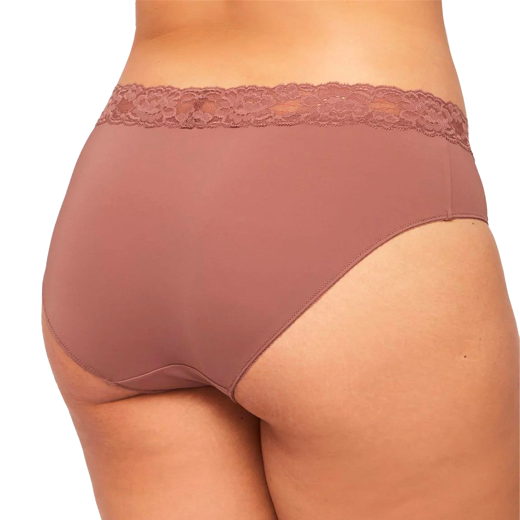 Montelle Essentials Brief 9004 Pecan Rear View