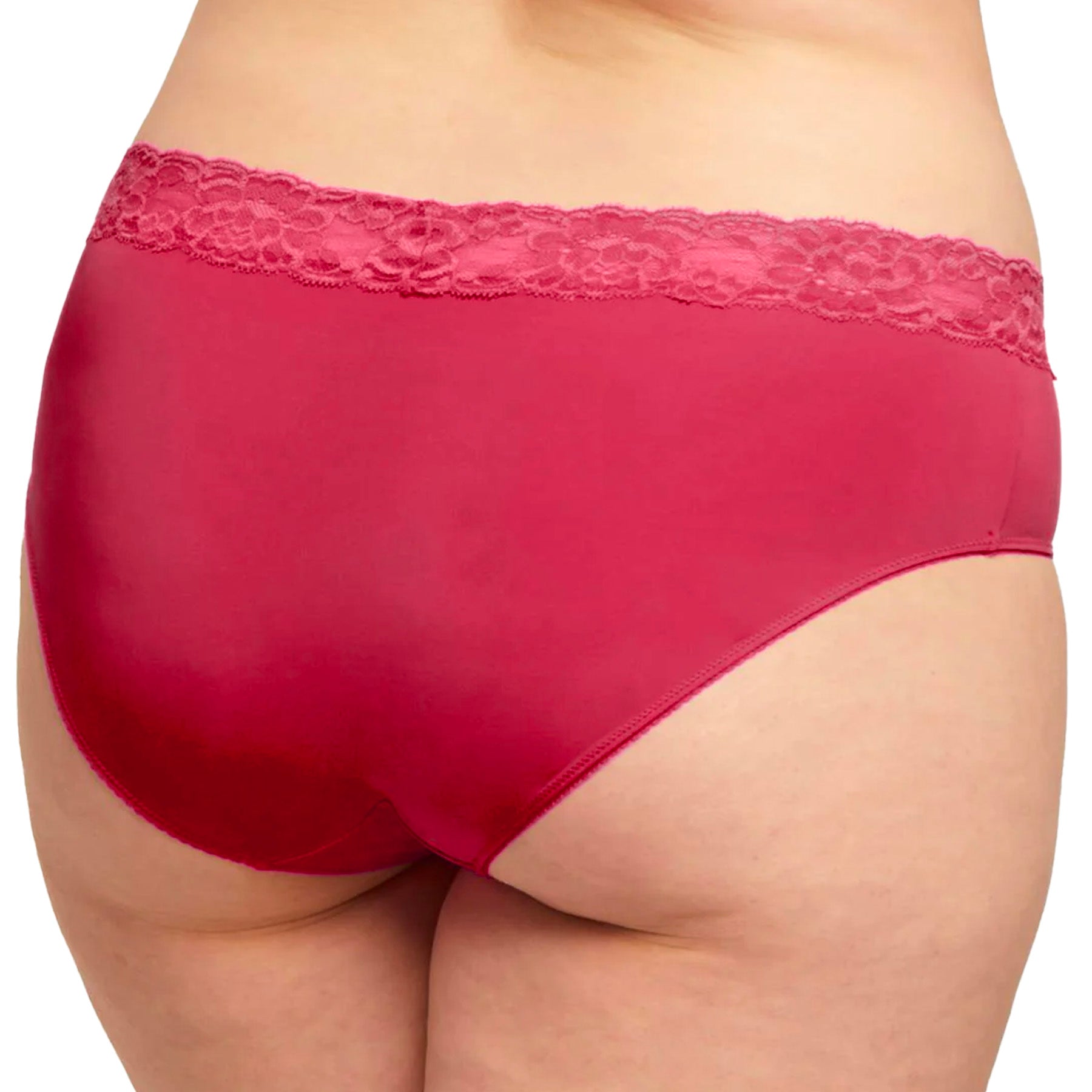 Montelle Essentials Brief 9004 Raspberry Rear View