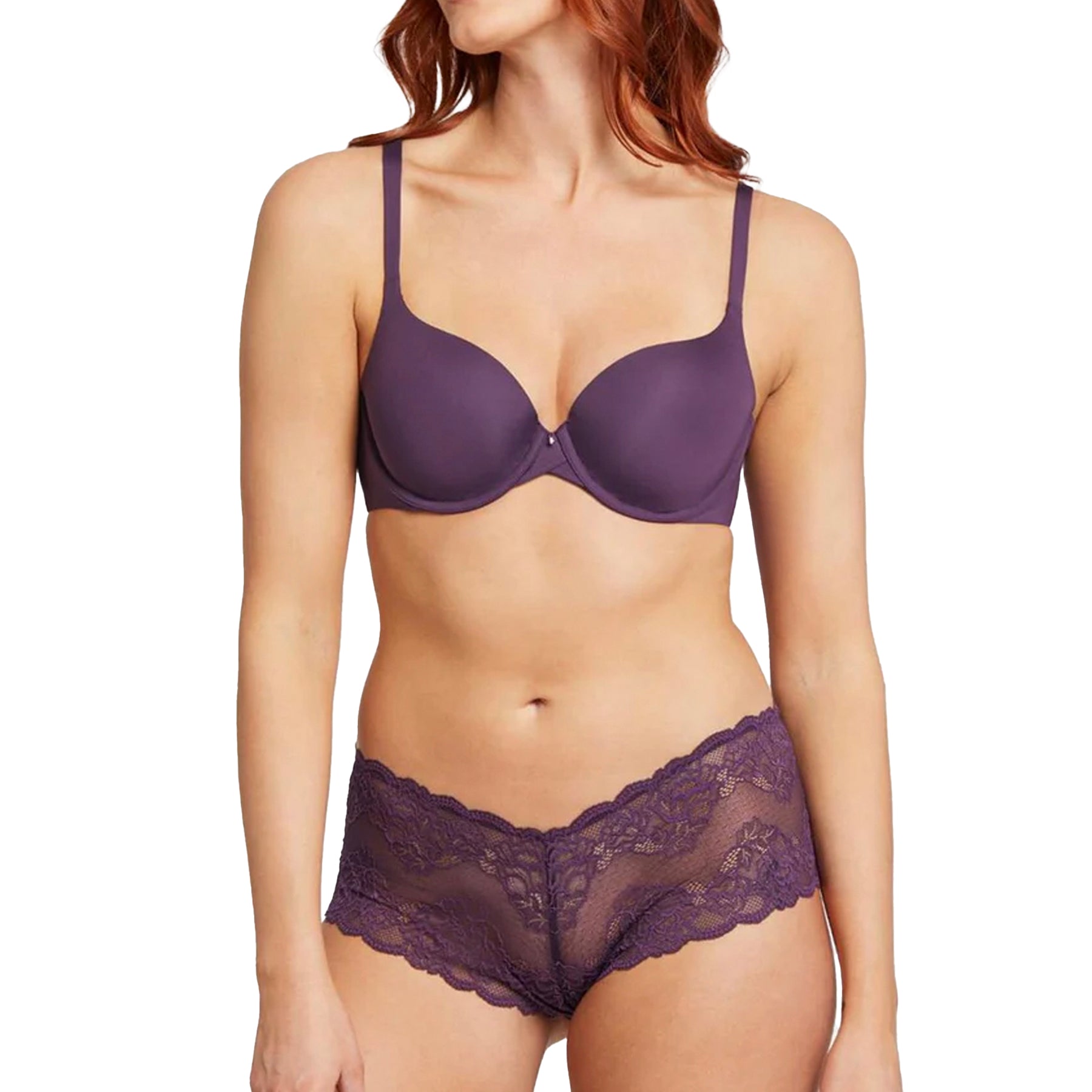 Montelle Pure Demi Cup T-Shirt Bra 9310 Fig Set