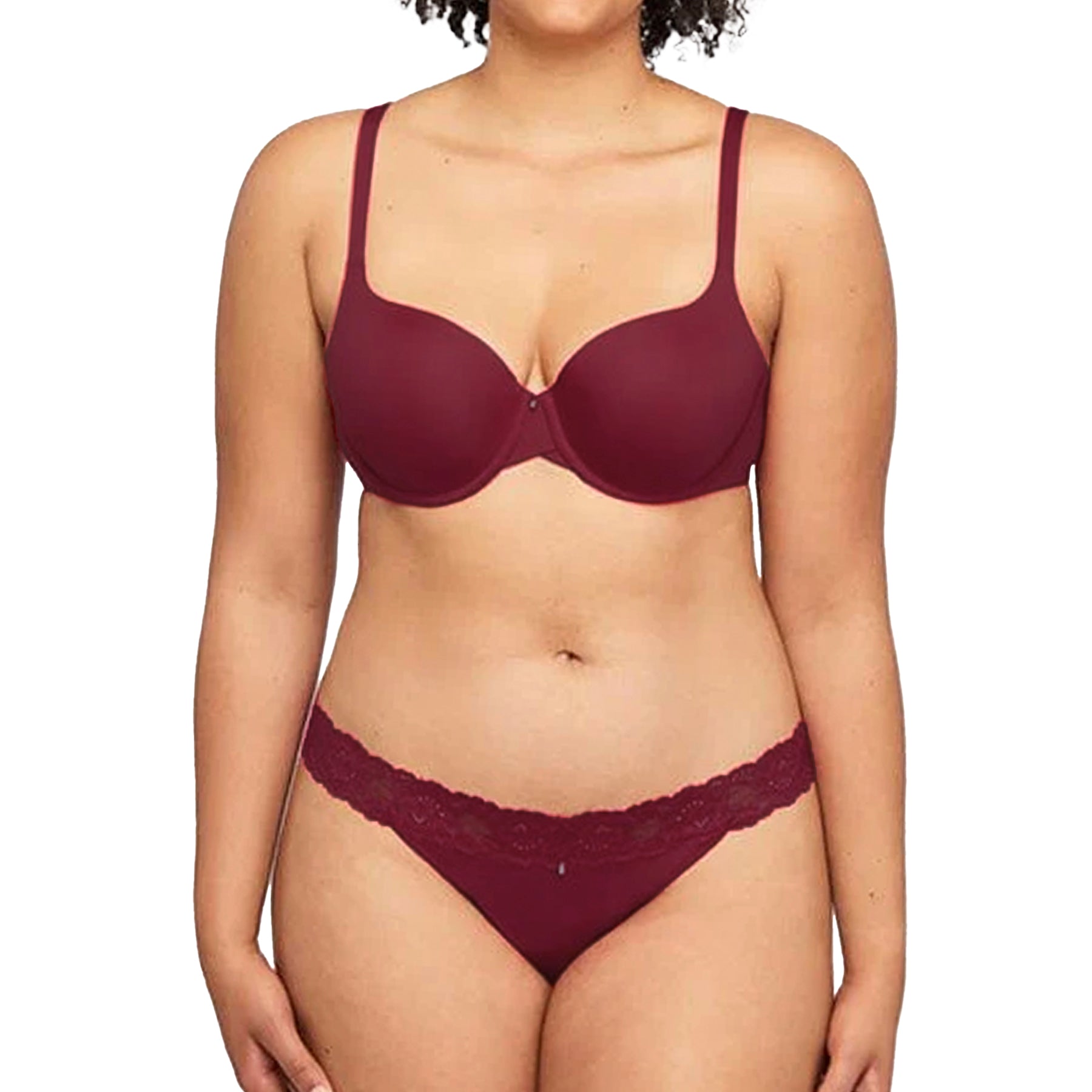 Montelle Pure Demi Cup T-Shirt Bra 9310 Winter Berries Set