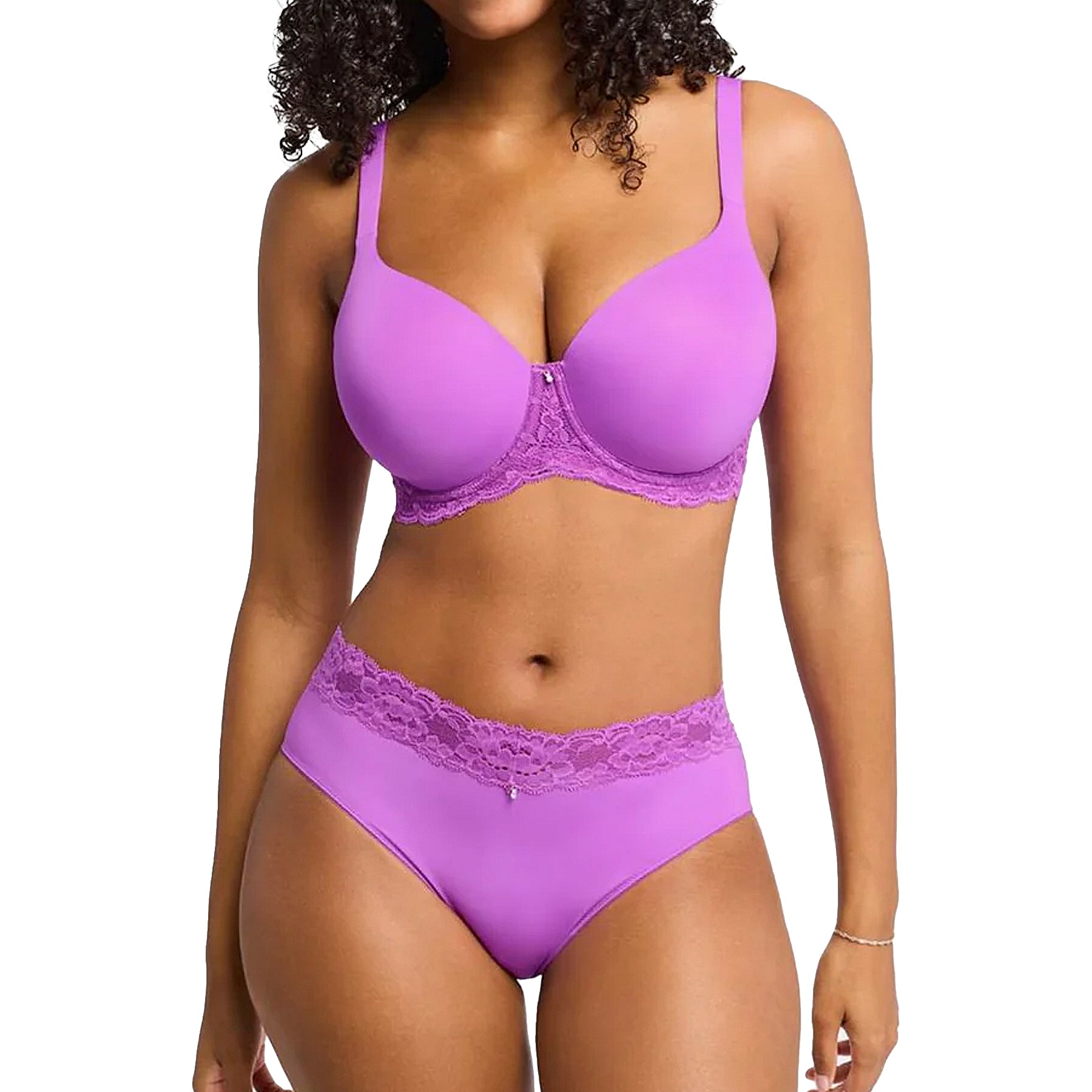 Montelle Pure Plus Full Cup T-Shirt Bra 9320 Dahlia Set