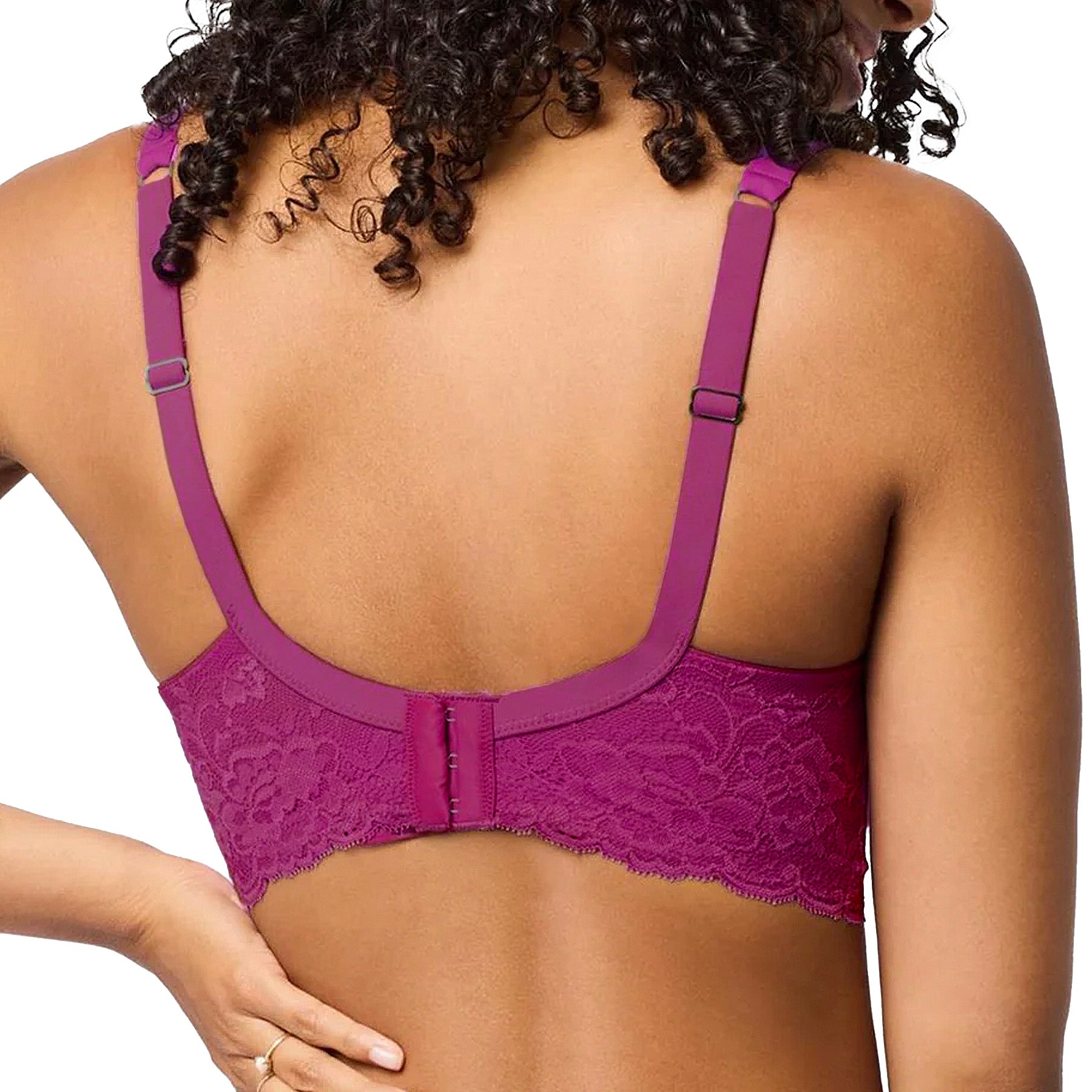Montelle Pure Plus Full Cup T-Shirt Bra 9320 Dark Orchid Back