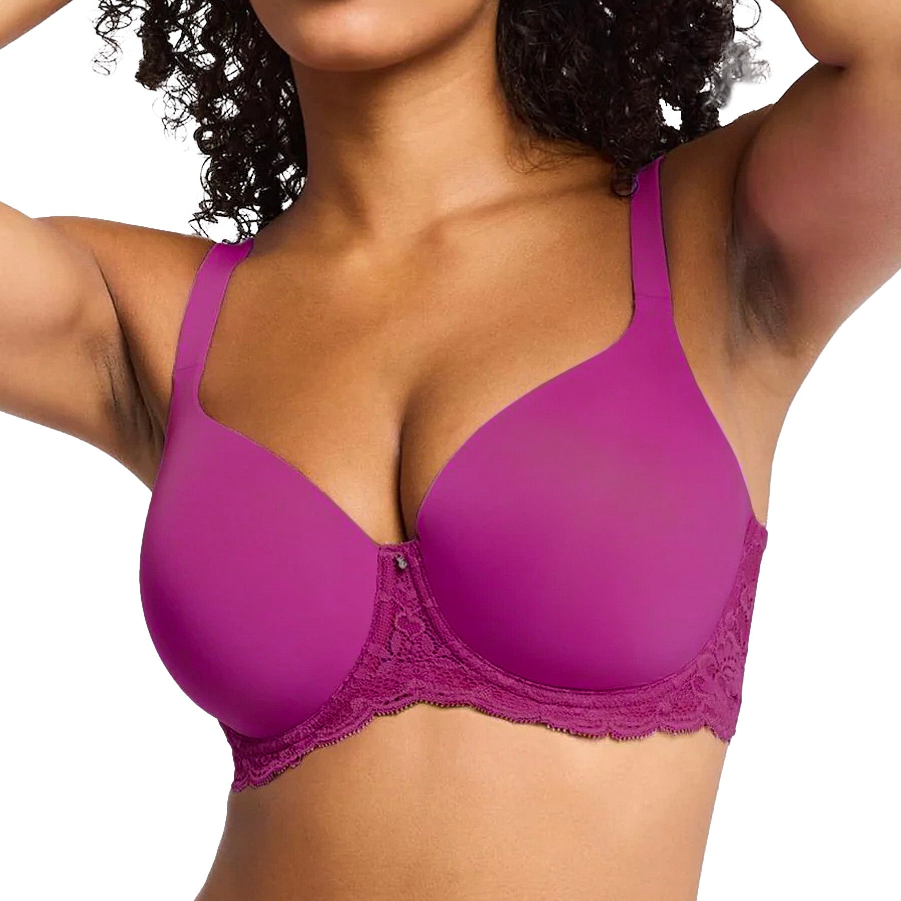 Montelle Pure Plus Full Cup T-Shirt Bra 9320 Dark Orchid Front