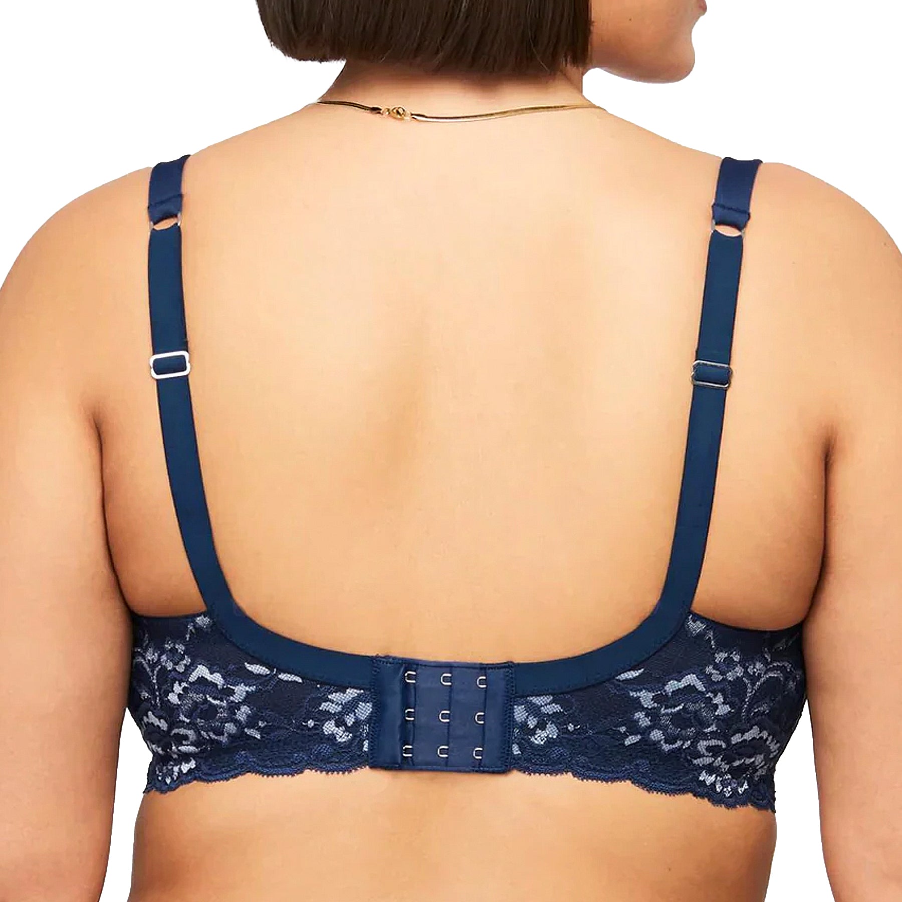 Montelle Pure Plus Full Cup T-Shirt Bra 9320 Gemstone Blue Heaven Back