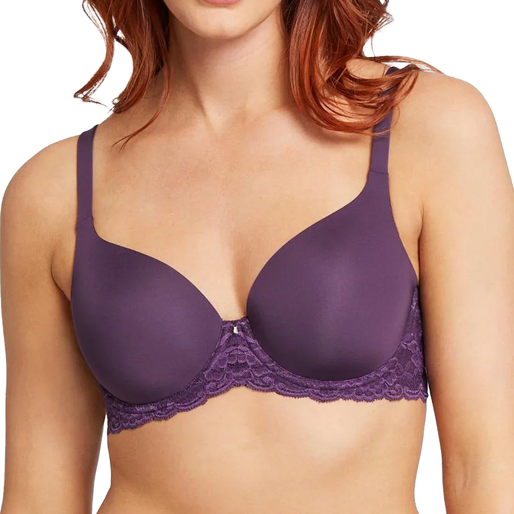 Montelle Pure Plus Full Cup T-Shirt Bra 9320 Pinot Front