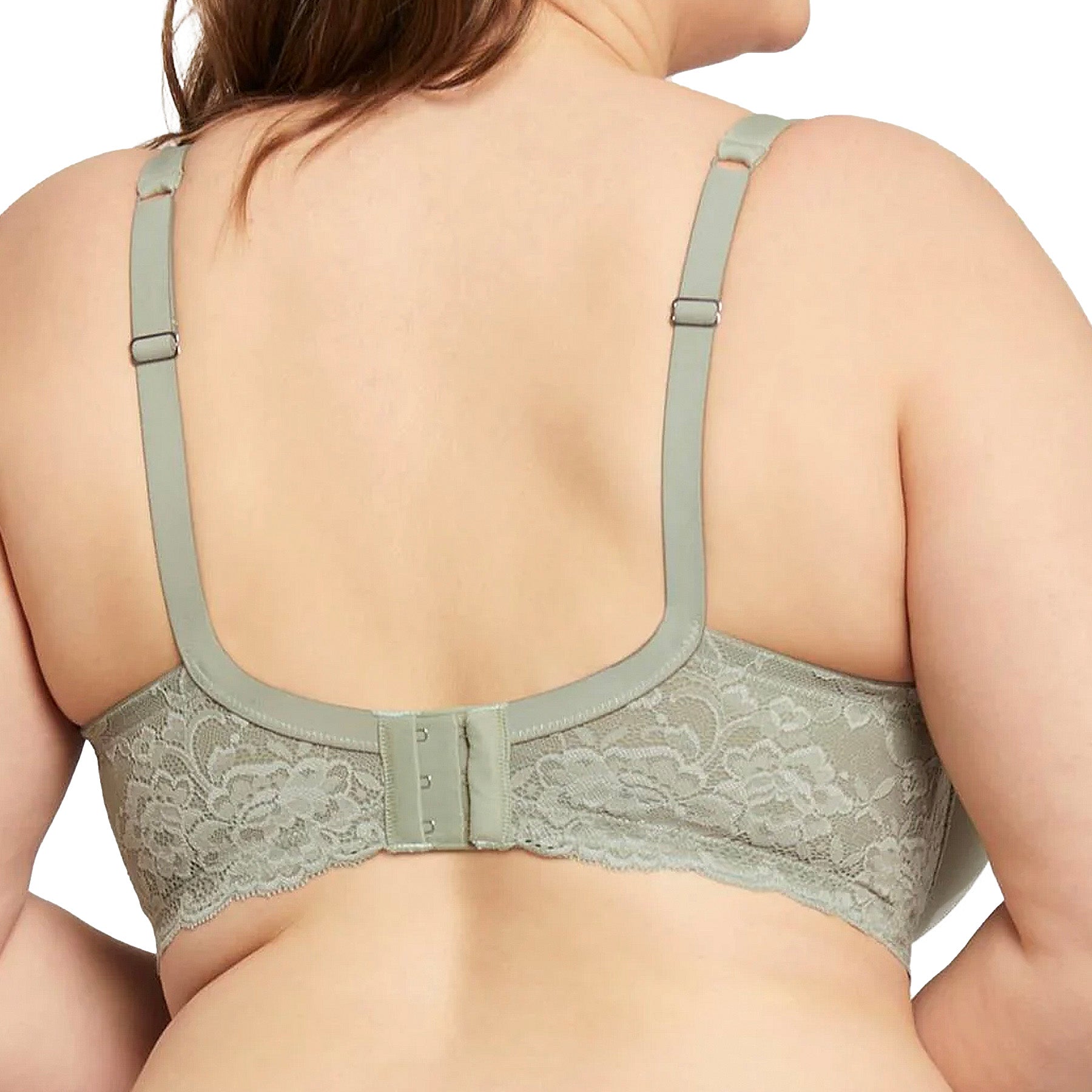 Montelle Pure Plus Full Cup T-Shirt Bra 9320 Sage Back