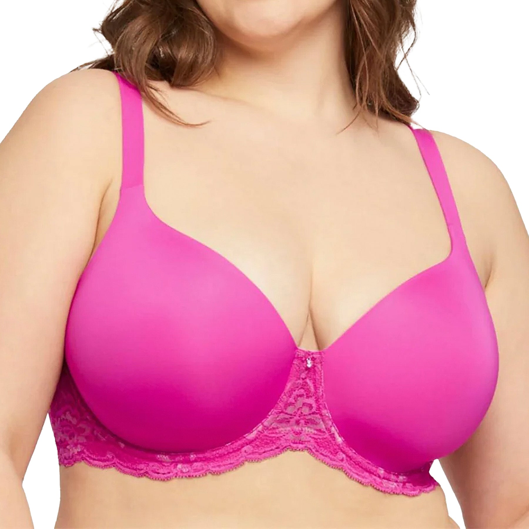 Montelle Pure Plus Full Cup T-Shirt Bra 9320 - Watermelon/Champagne