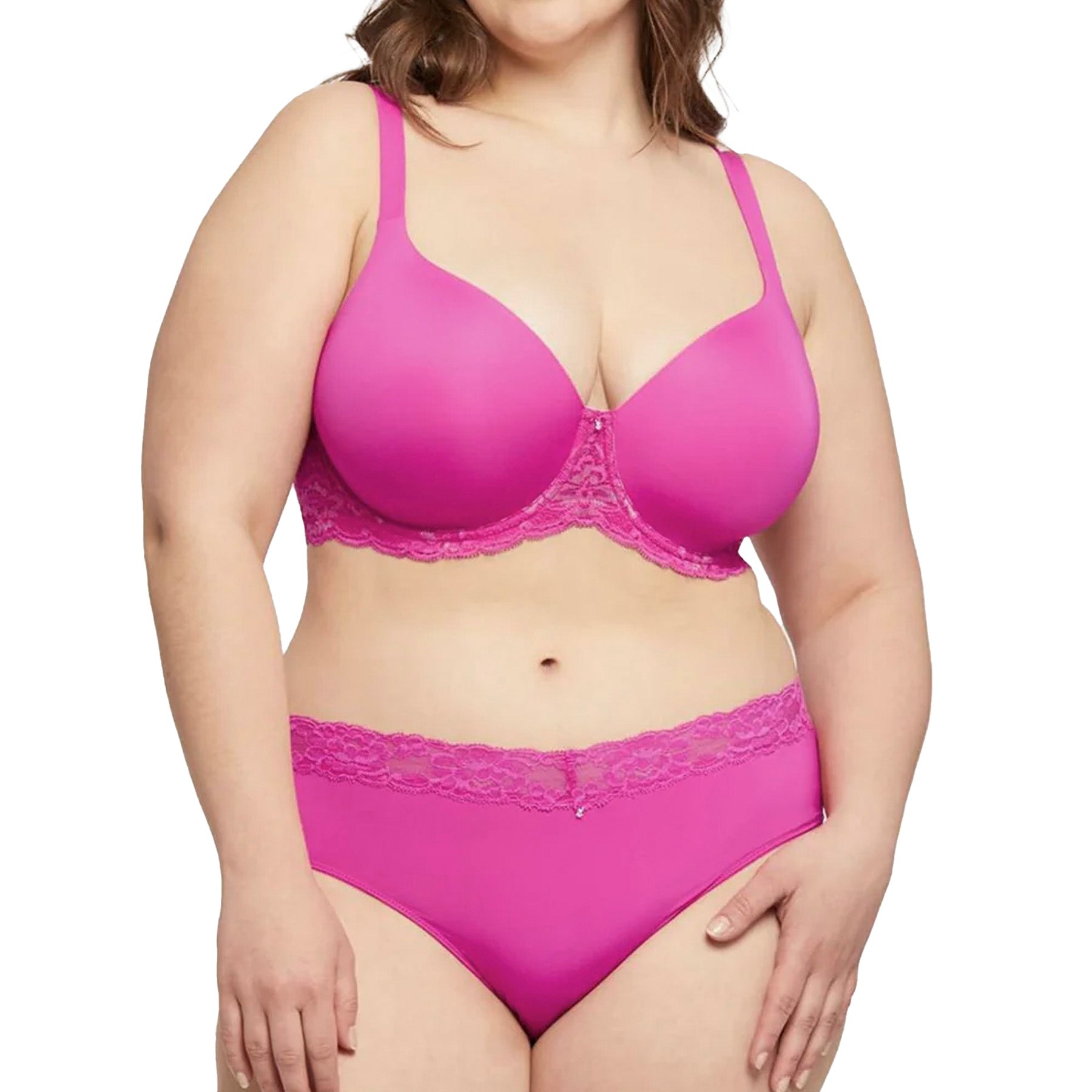 Montelle Pure Plus Full Cup T-Shirt Bra 9320 - Watermelon/Champagne