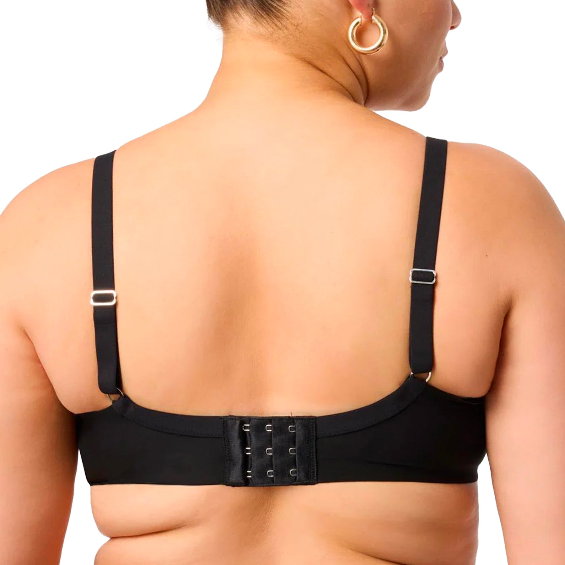 Montelle Sublime Spacer T-Shirt Bra 9321 Black Rear View