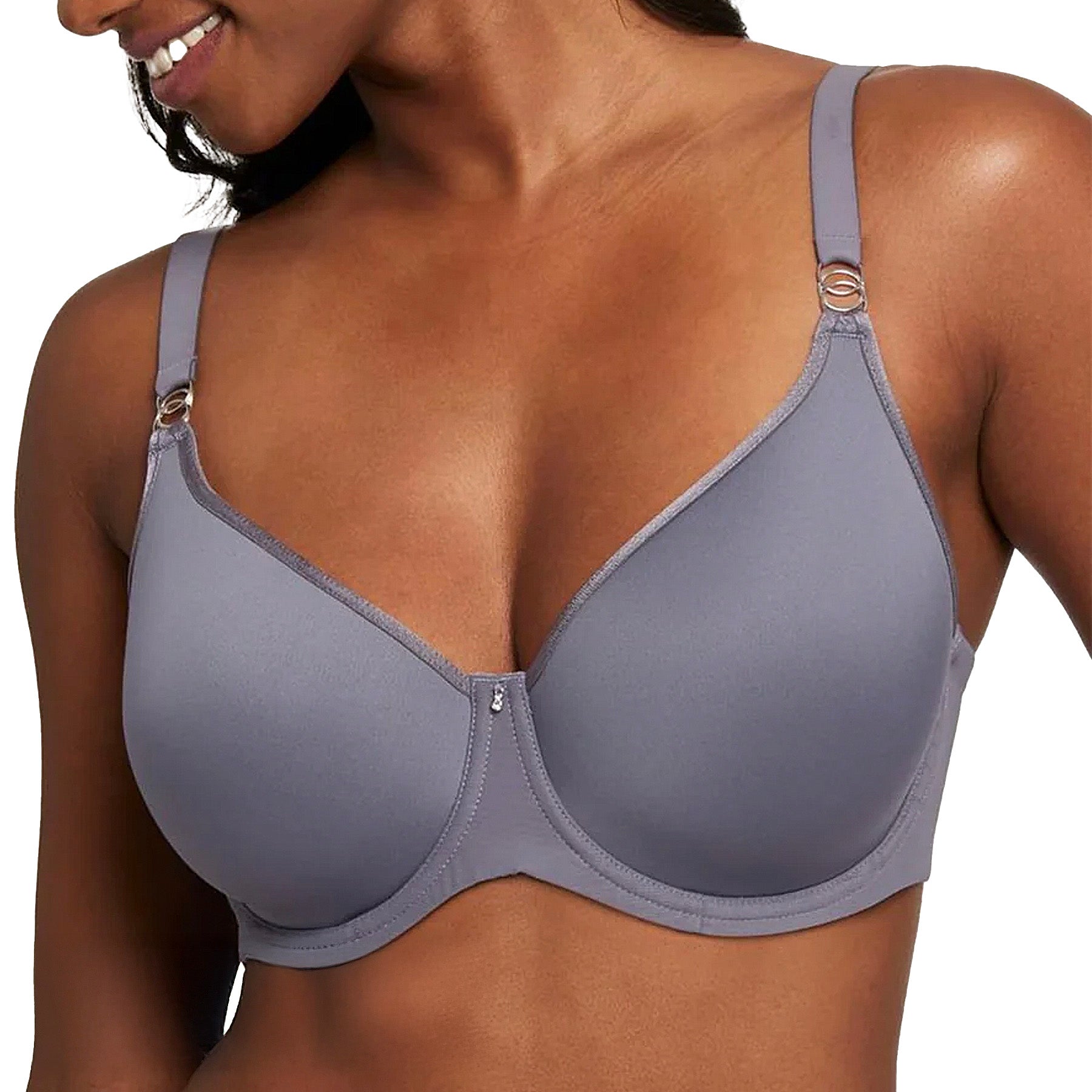 Montelle Sublime Spacer T-Shirt Bra 9321 Crystal Grey Front