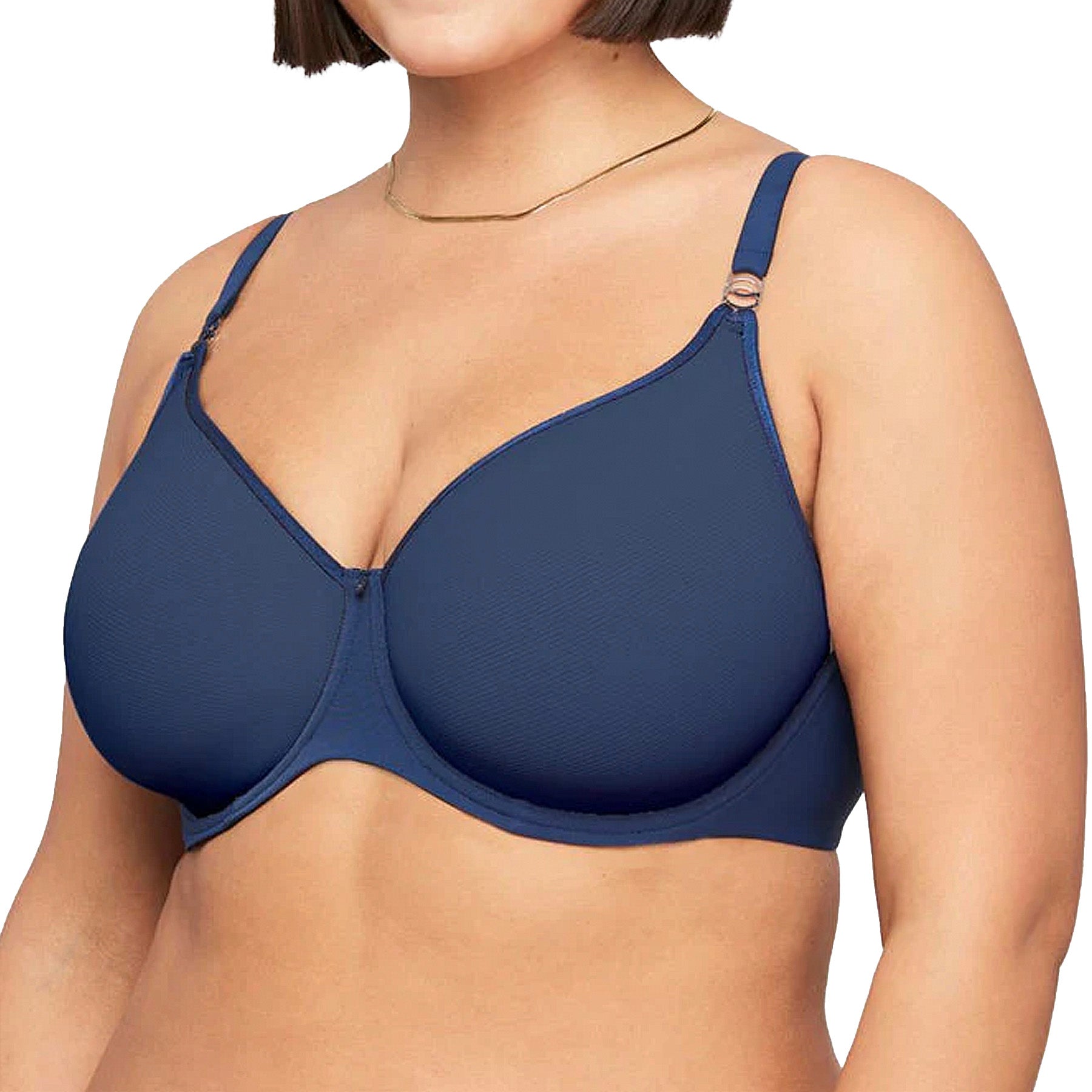 Montelle Sublime Spacer T-Shirt Bra 9321 Gemstone Blue Stripe Front