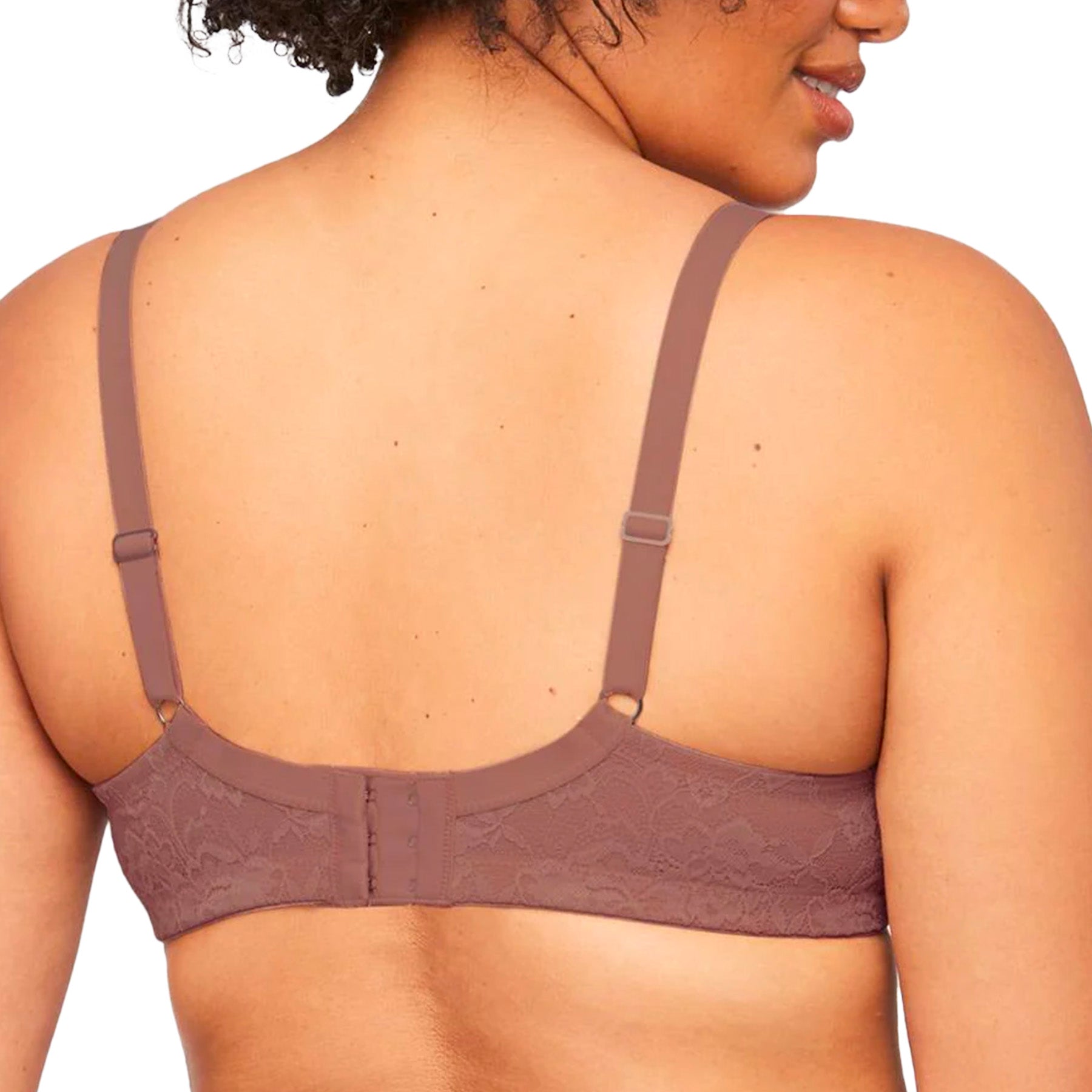 Montelle Wire-Free Dream Bra 9326 Pecan Rear View