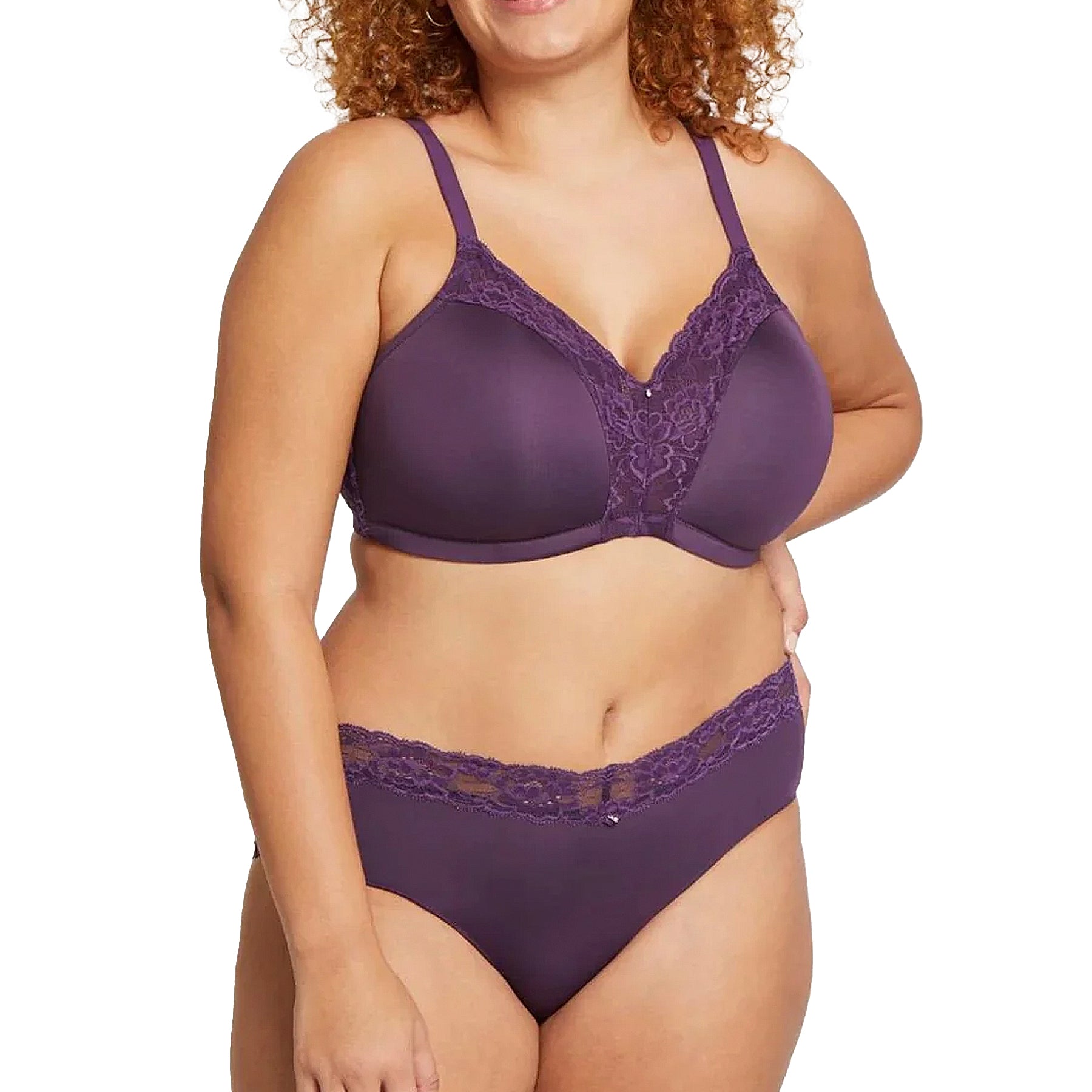 Montelle Wire-Free Dream Bra 9326 Pinot Set