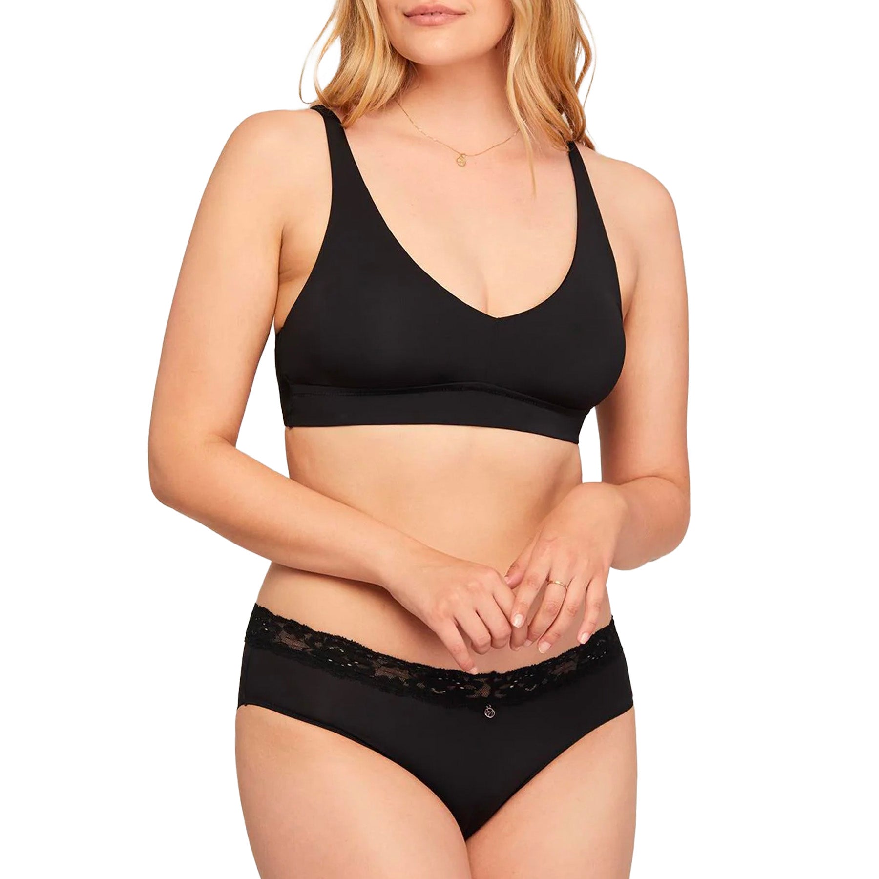 Montelle Mysa Cup-Sized Bralette 9335 Black Set