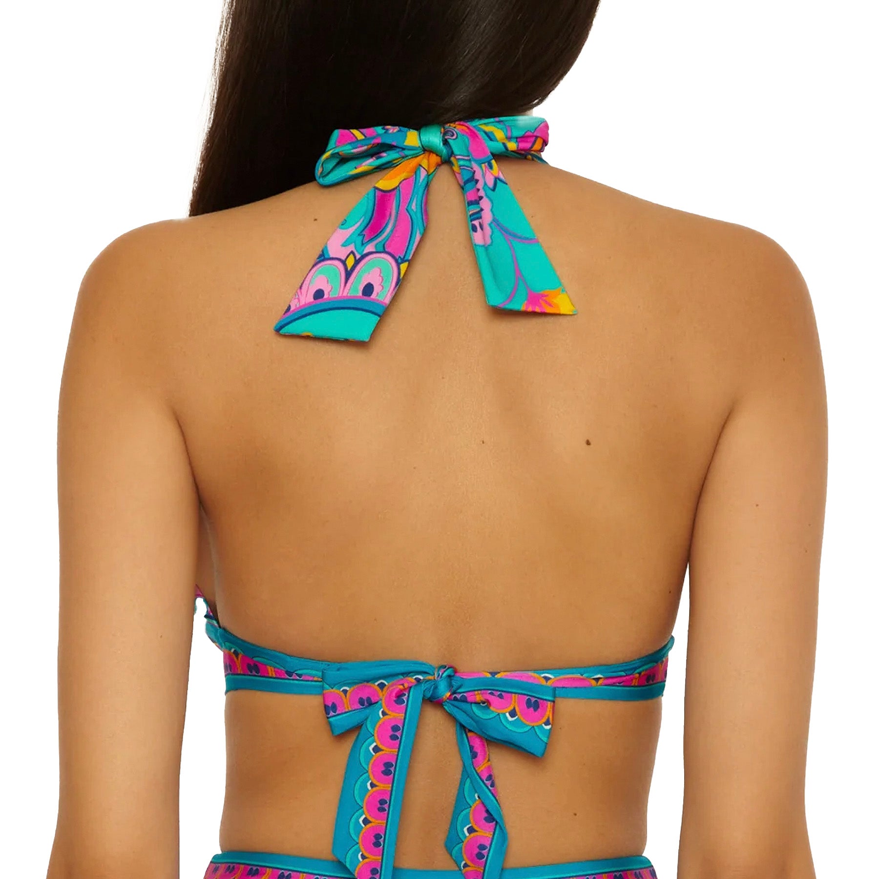 Trina Turk Mykonos Banded Halter Bikini Top 3243165 Multi Back