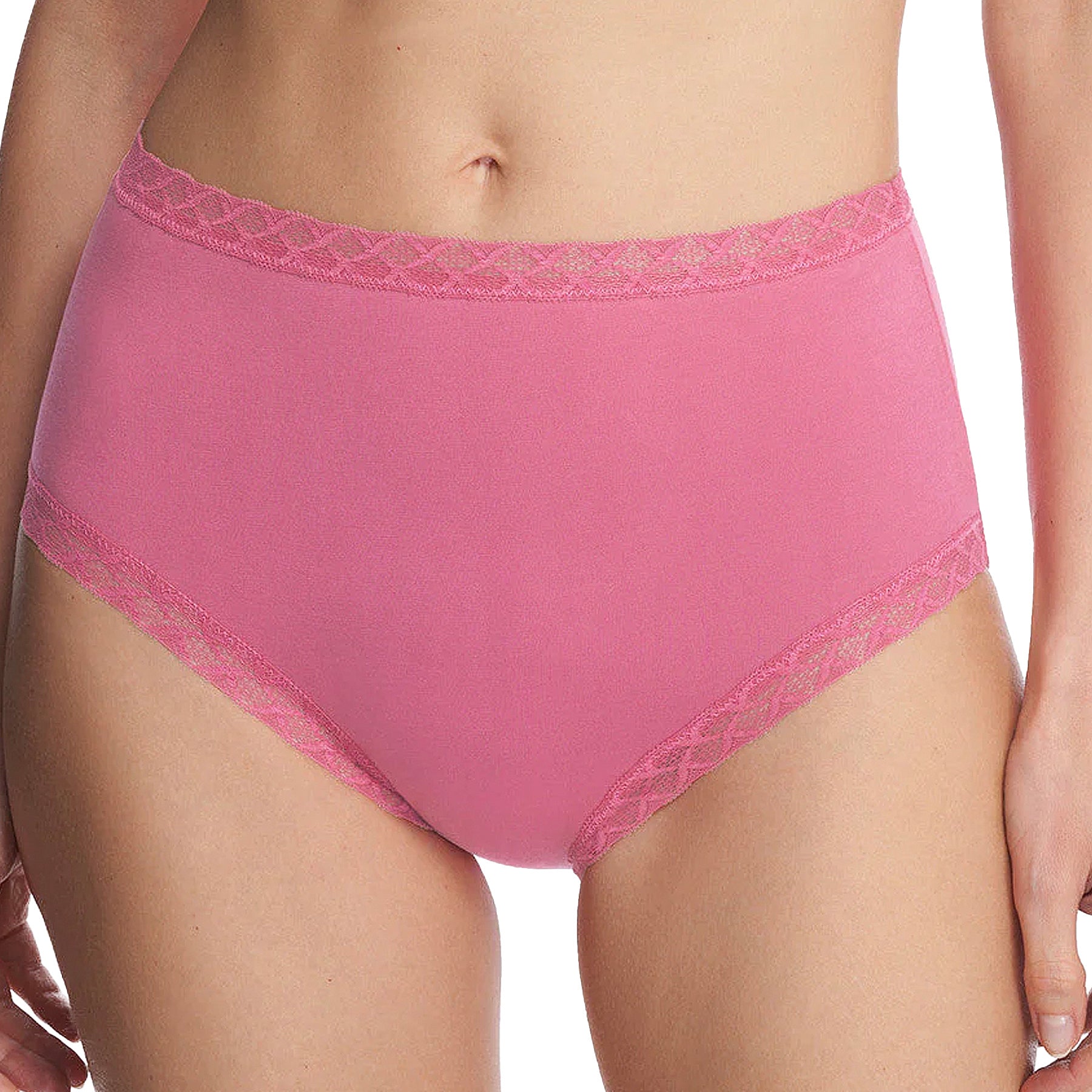 Natori Bliss Cotton Full Brief Panty 755058 Tulip Pink Front