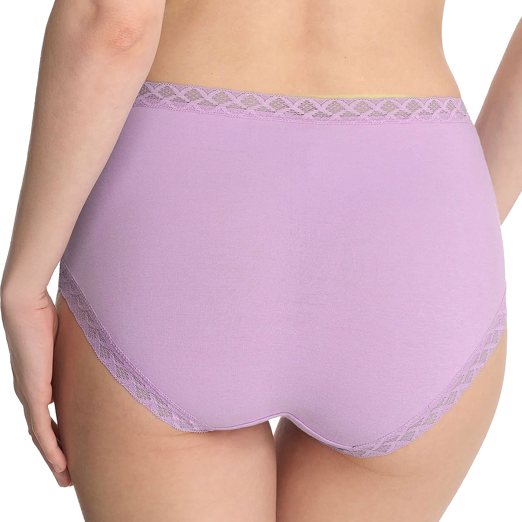 Natori Bliss Cotton Full Brief Panty 755058 Violet Tulip Back
