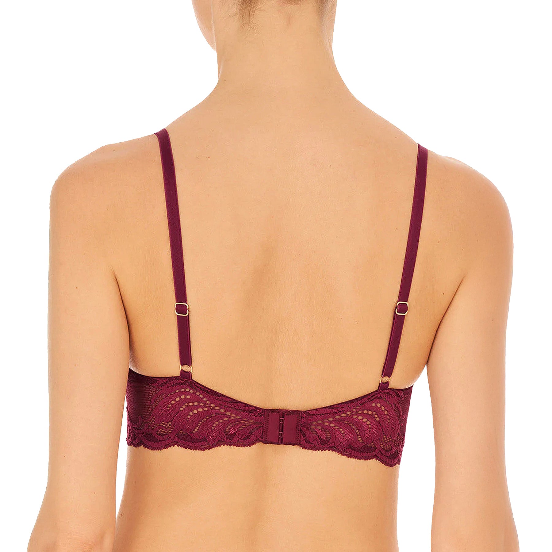 Natori Feathers Contour Plunge Bra 730023 Crushed Velvet Back