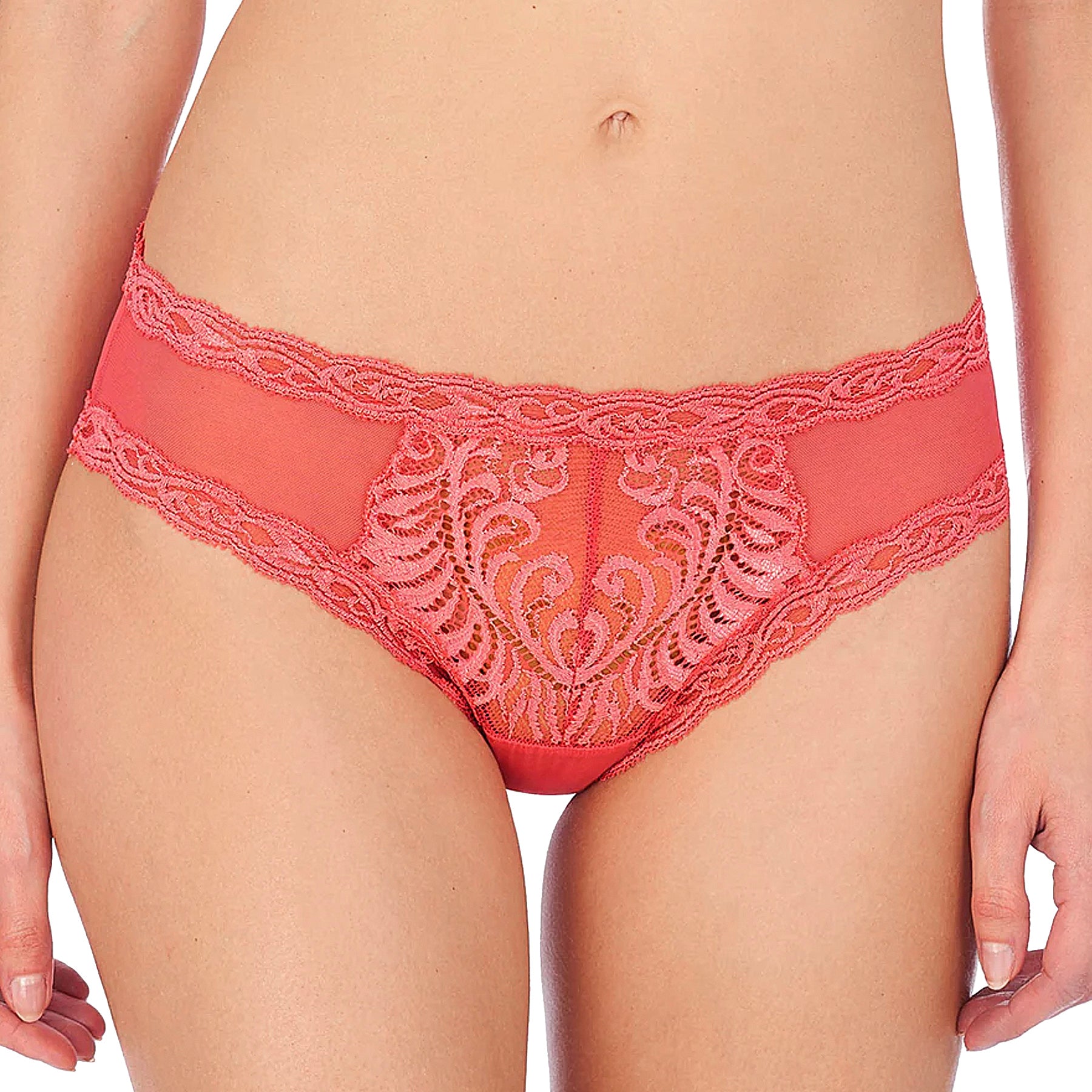 Natori Feathers Hipster Panty 753023 Damask Pink Front