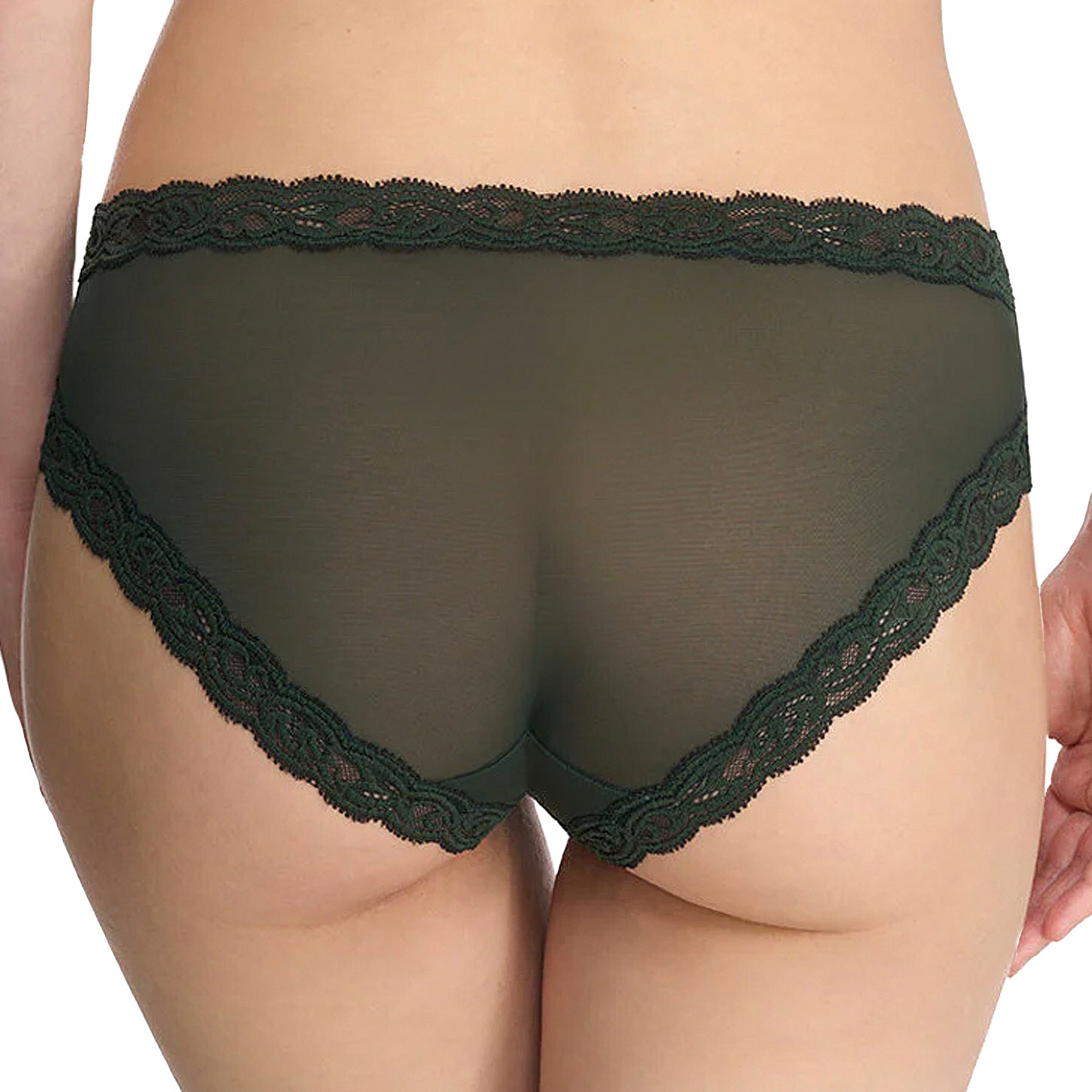 Natori Feathers Hipster Panty 753023 Dark Forest Back