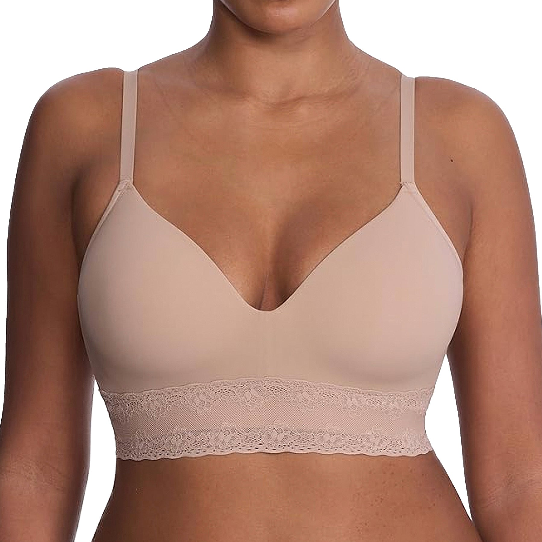 Natori Bliss Perfection Contour Soft Cup Bra 723154 Cafe Front