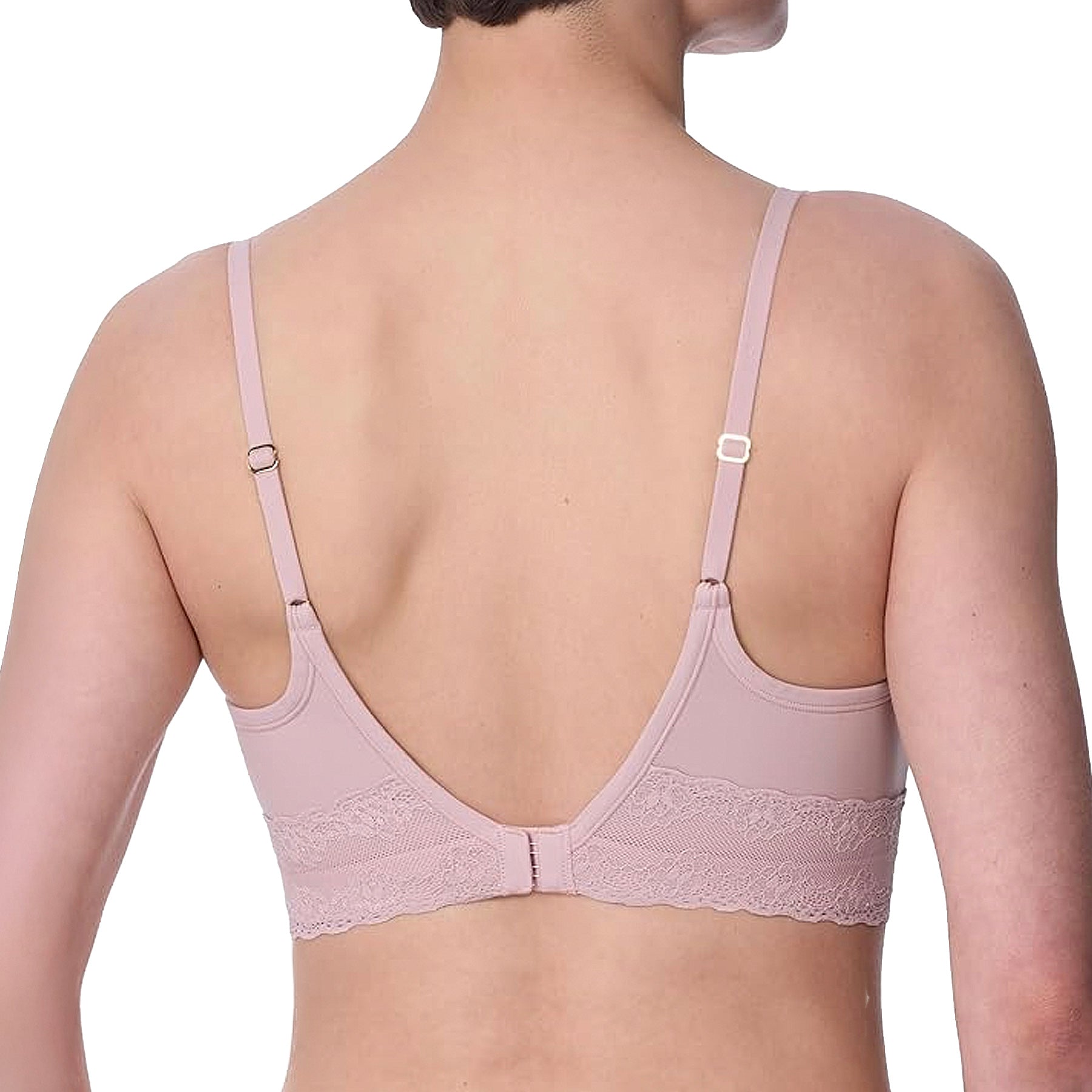Natori Bliss Perfection Contour Soft Cup Bra 723154 Rose Beige Back