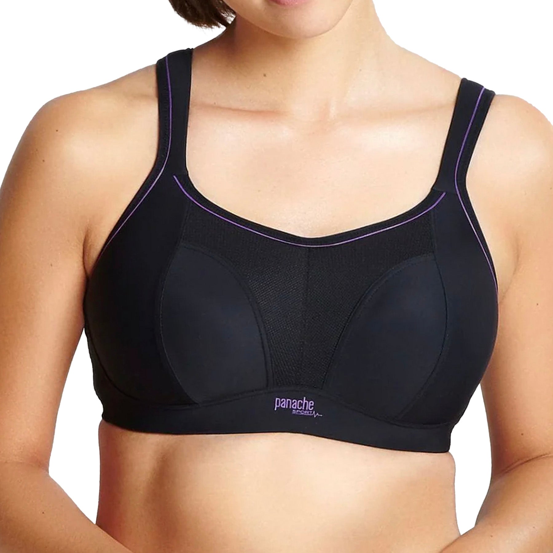Panache Non Wired Sports Bra 7341 - Black