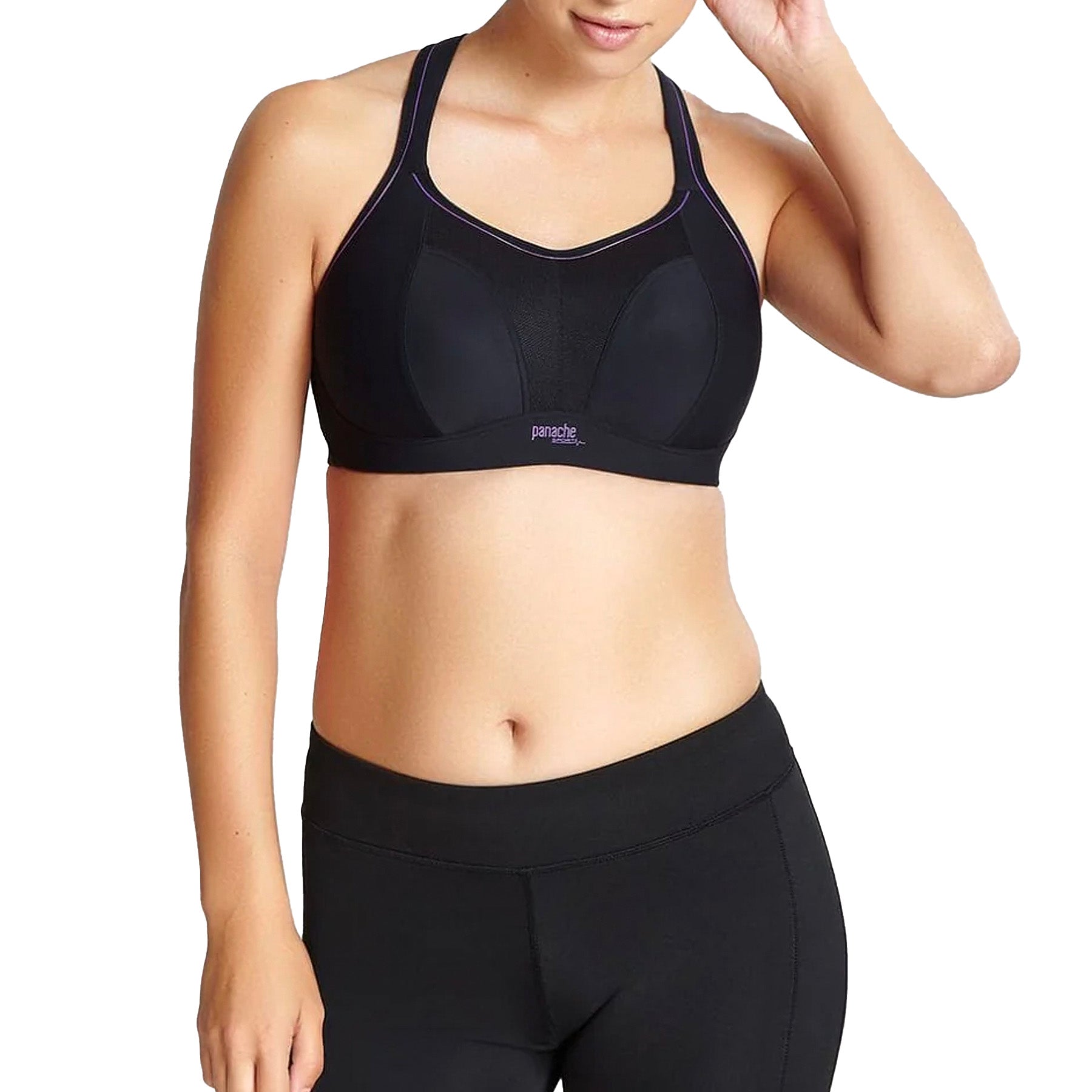 Panache Non Wired Sports Bra 7341 - Black