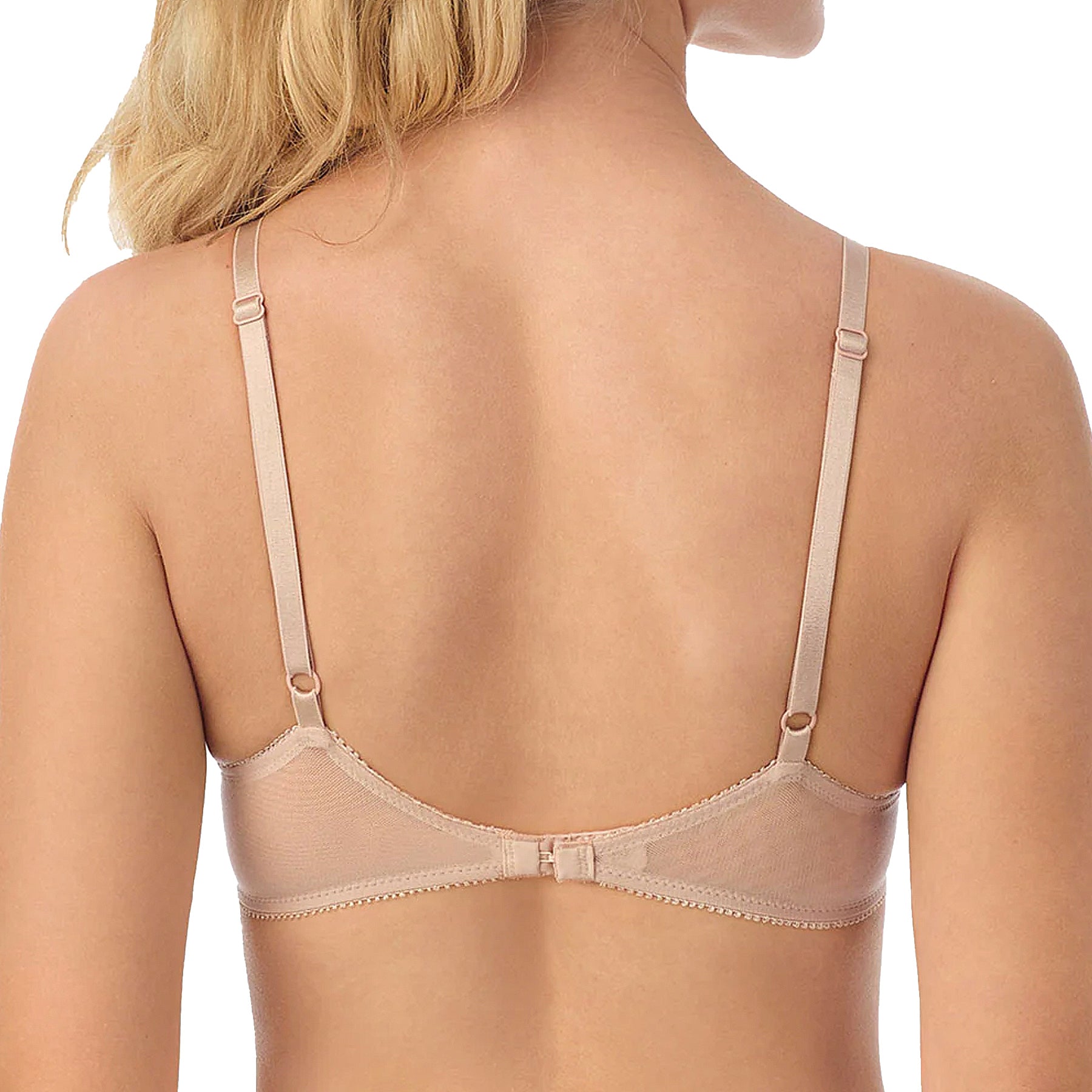 OnGossamer Mesh Bump It Up Bra 3201 Champagne Back