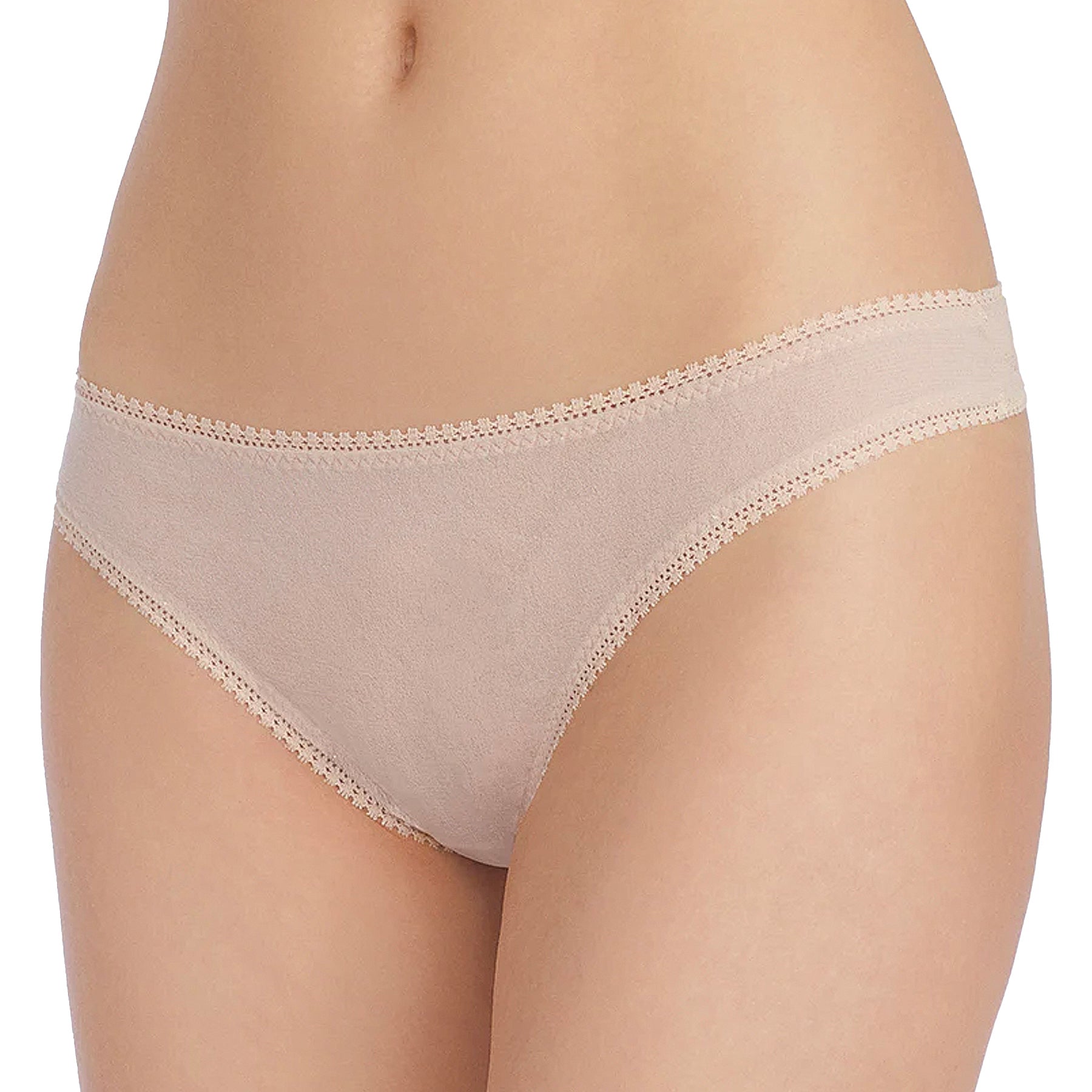 OnGossamer Mesh Hip G Thong 3512 Champagne Front