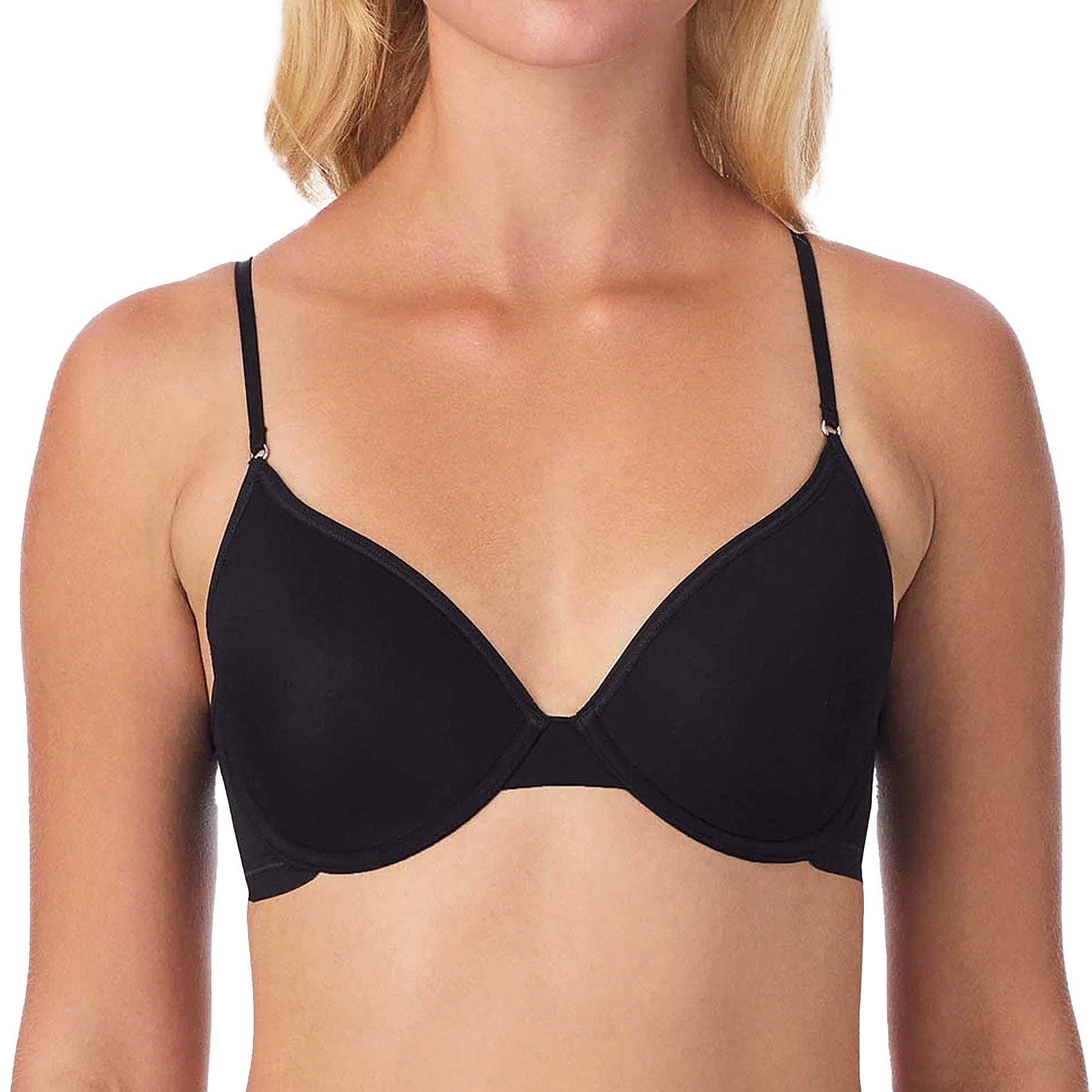 OnGossamer Next To Nothing Micro T-Shirt Bra G4170 Black Front