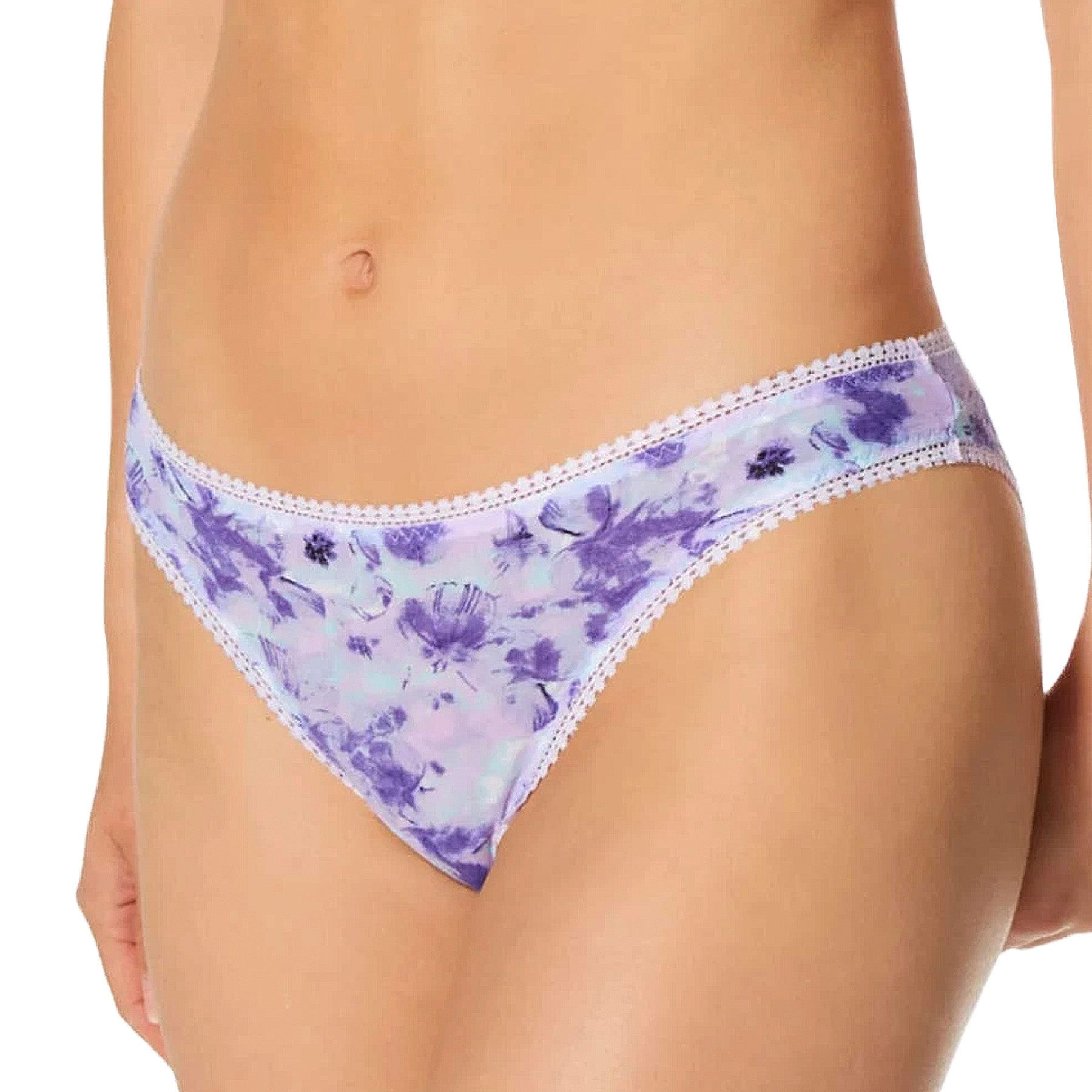 OnGossamer Triple Mesh Hip Bikini Panty 023150 Violet Dream Front