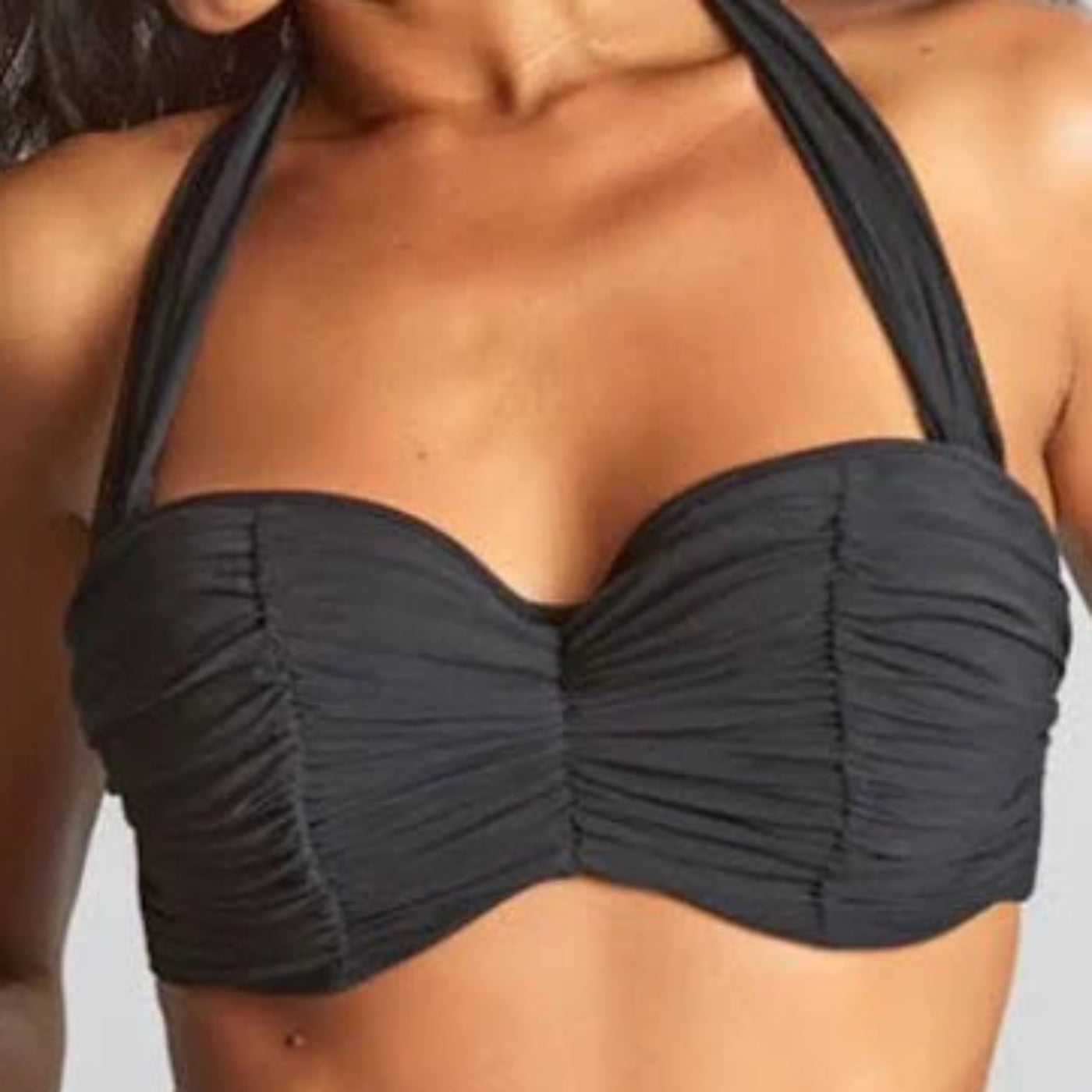 Panache Margot Bandeau Bikini Top SW1963 - Tulle Black