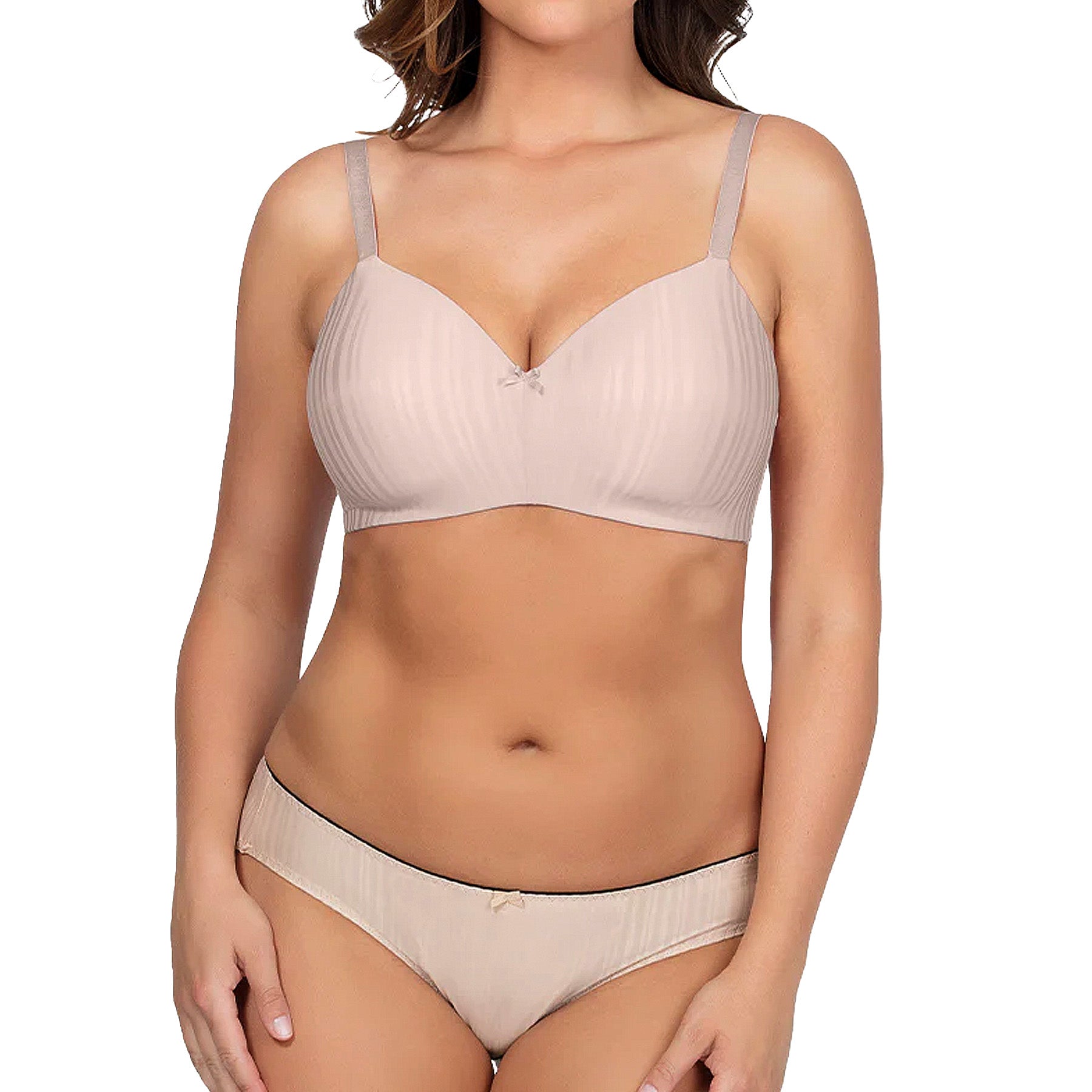 Parfait Aline Wire-Free Padded Bra P5252 Nude Set