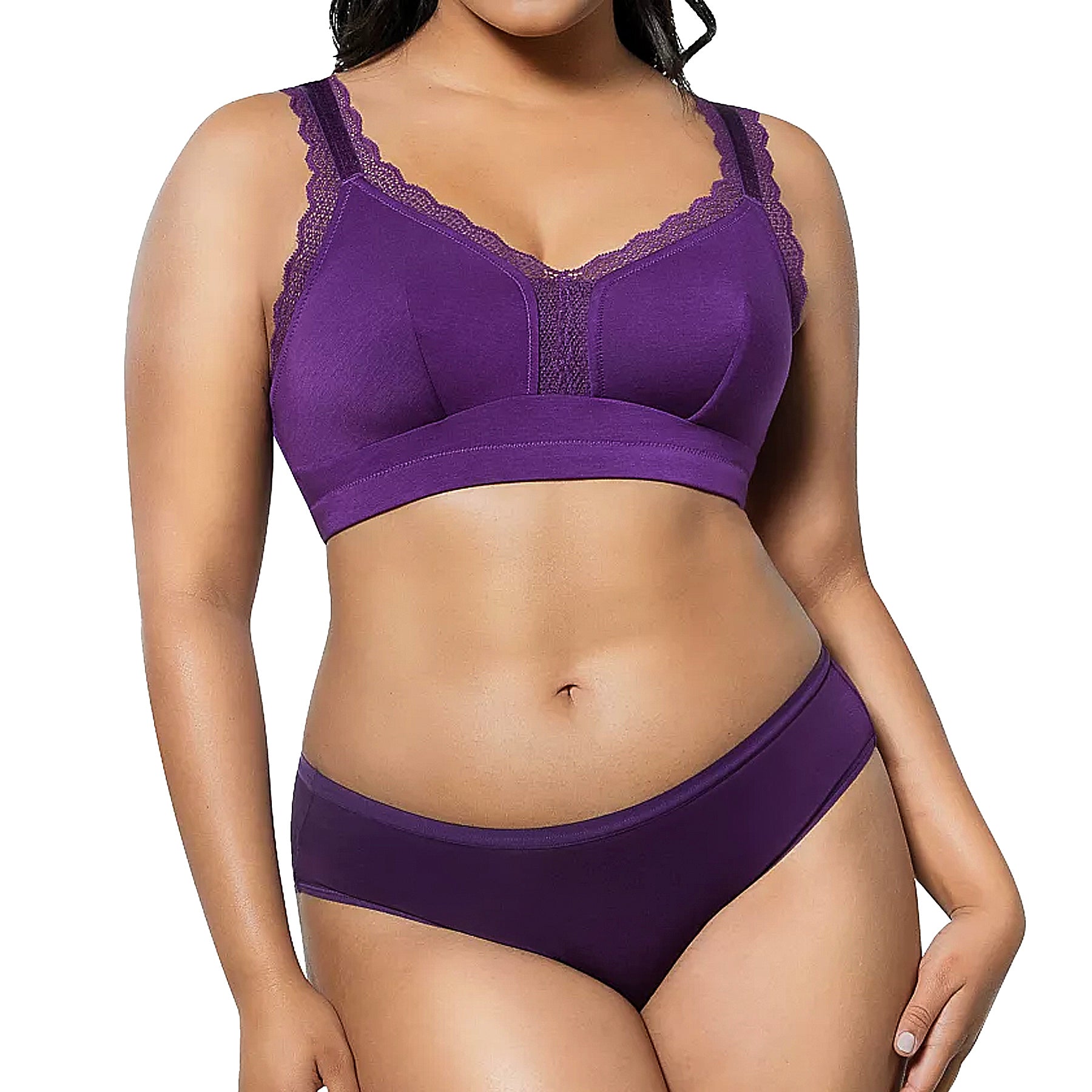 Parfait Dalis Bralette P5641 Amethyst Set