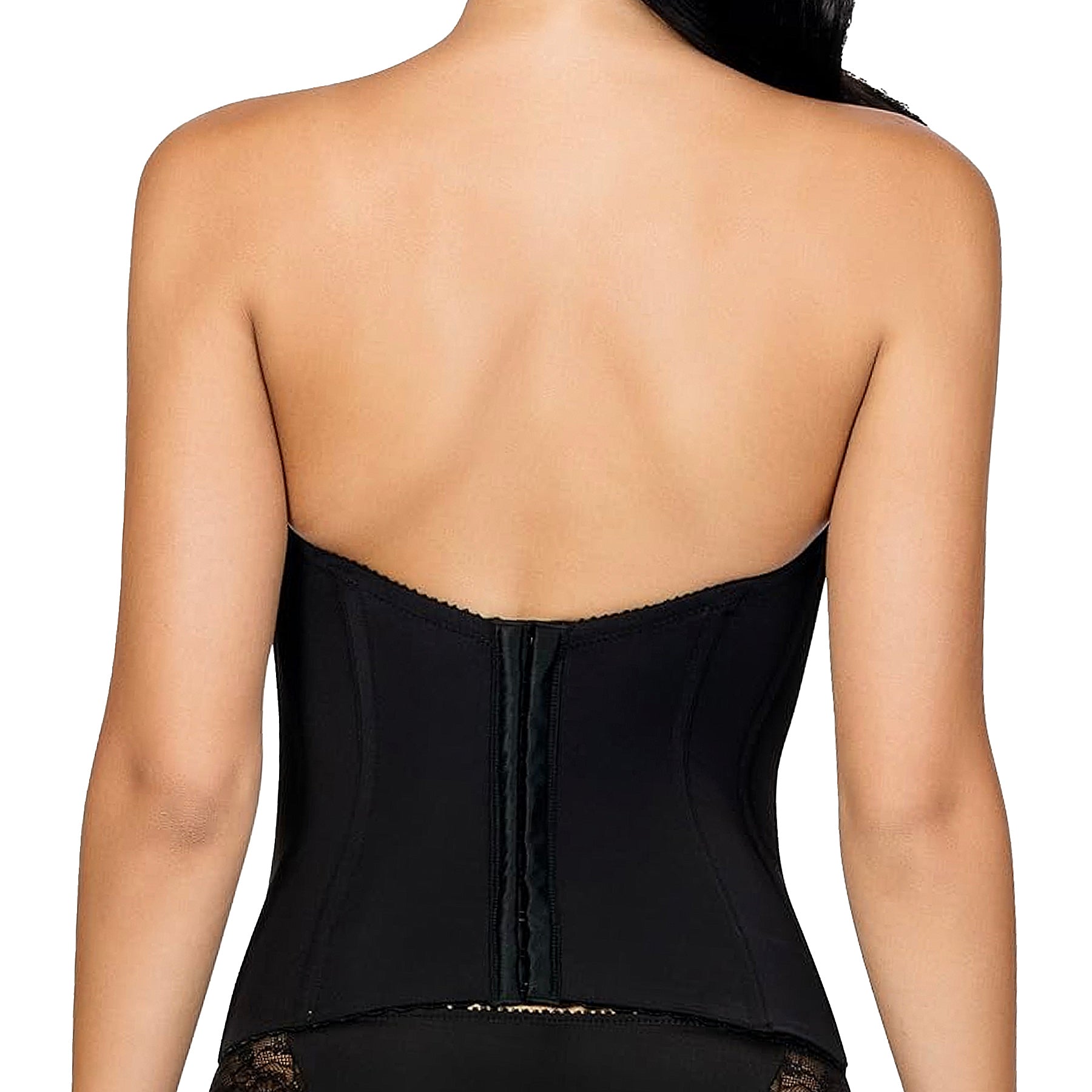 Parfait Elissa Low Back Bustier P5017 Black Back