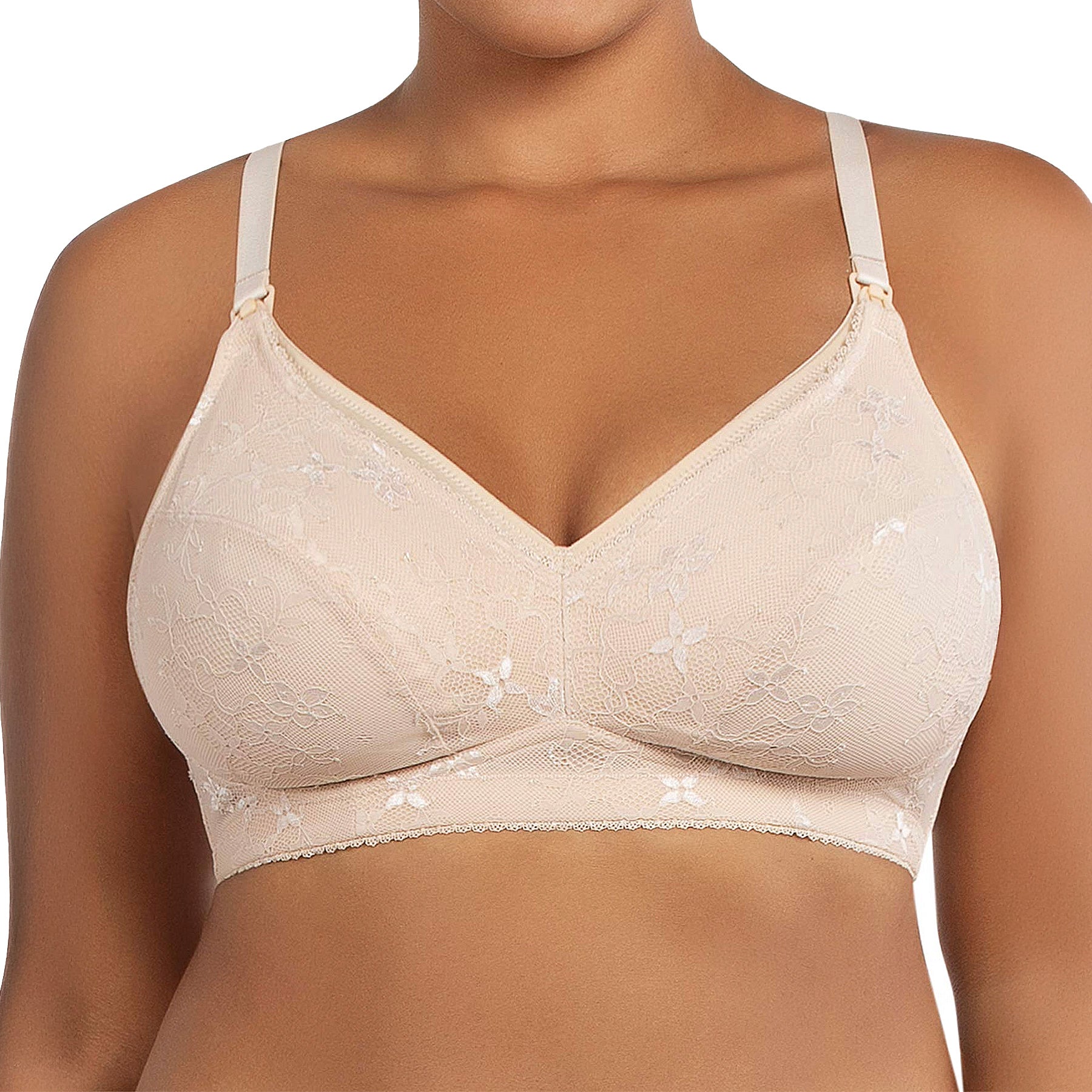 Parfait Rain Wireless Nursing Bra P584 Porcelain Front