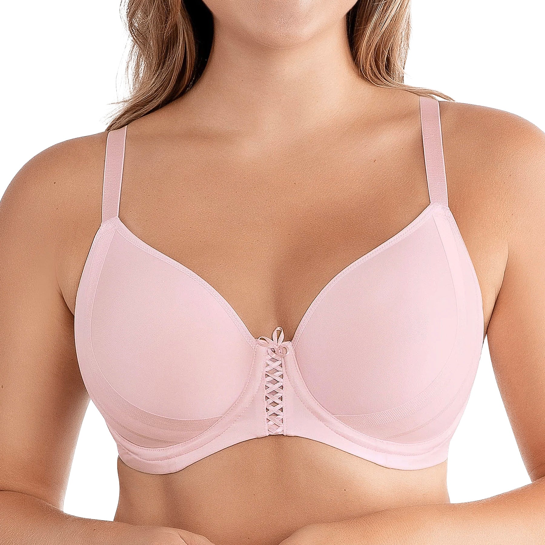 Parfait Shea Spacer T-Shirt Bra P6061 Petal Pink Front