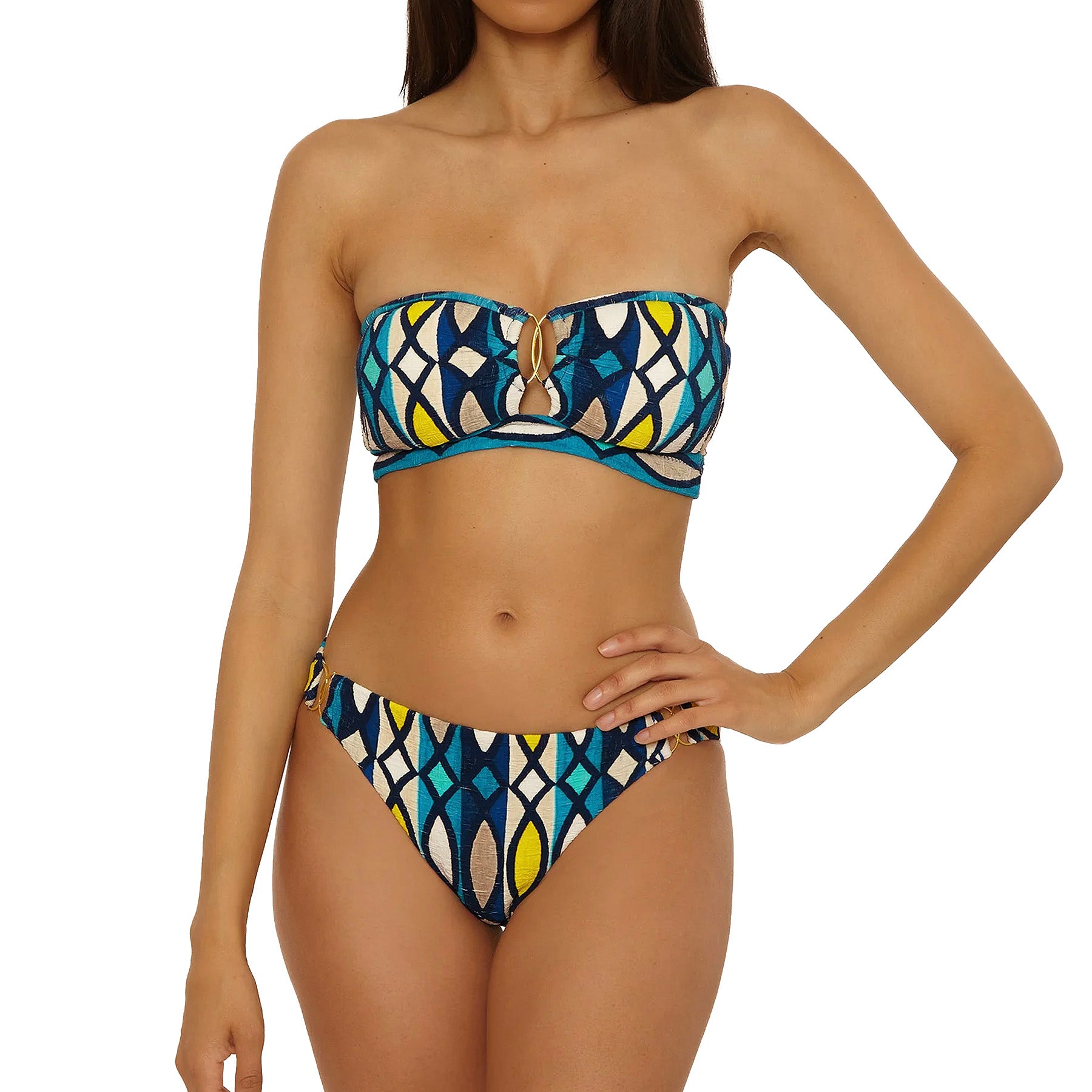Trina Turk Paros Ring Hipster Bikini Bottom 3224265 Multi Set