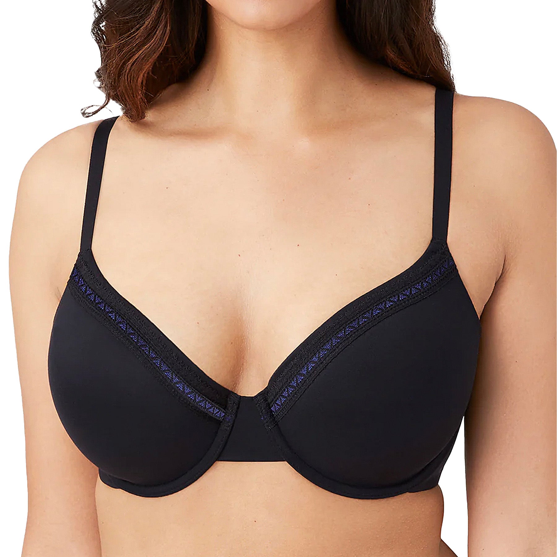 Wacoal Perfect Primer Underwire T-Shirt Bra 853213 Black Front