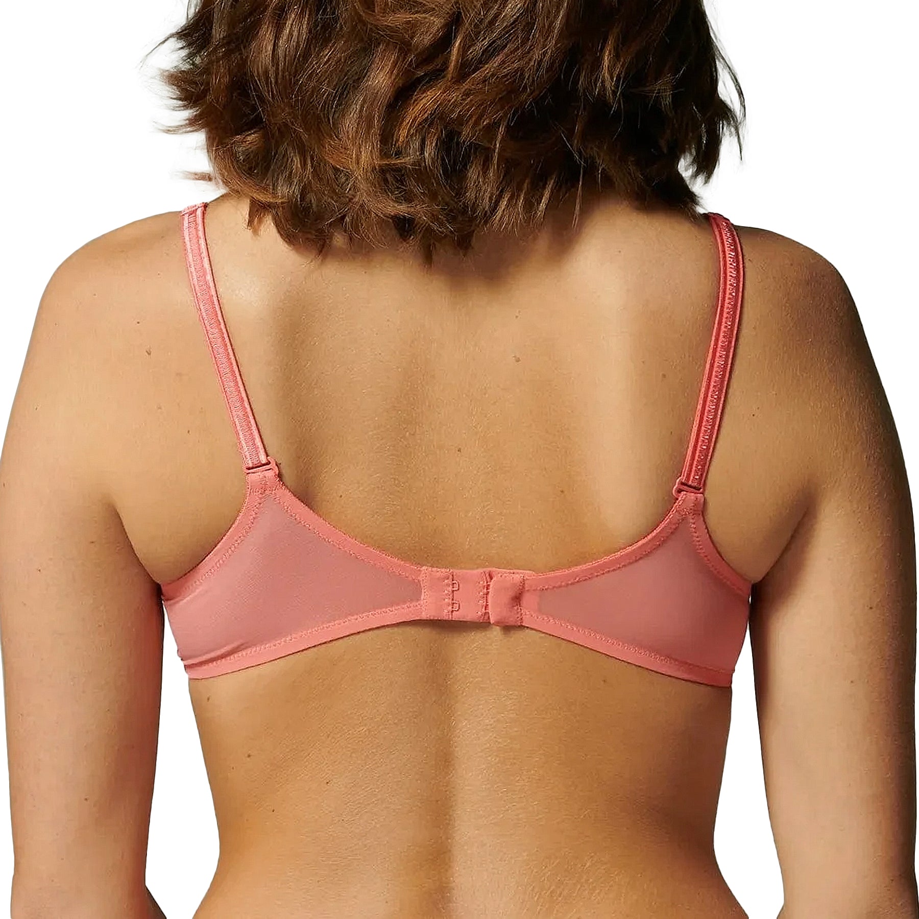 Simone Perele Reflet Full Coverage Plunge Bra 13Z319 Pink Back