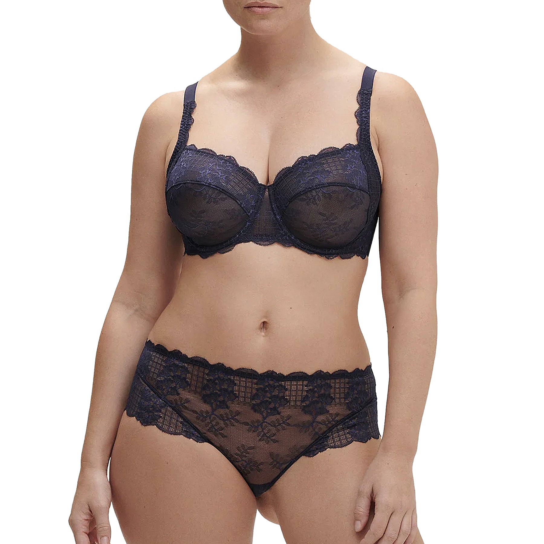 Simone Perele Reve Boyshort 12Z630 Cosmic Blue Set