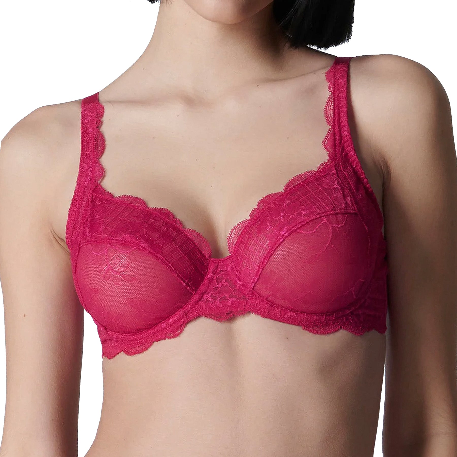 Simone Perele Reve Full Cup Bra 12Z313 Cranberry Front