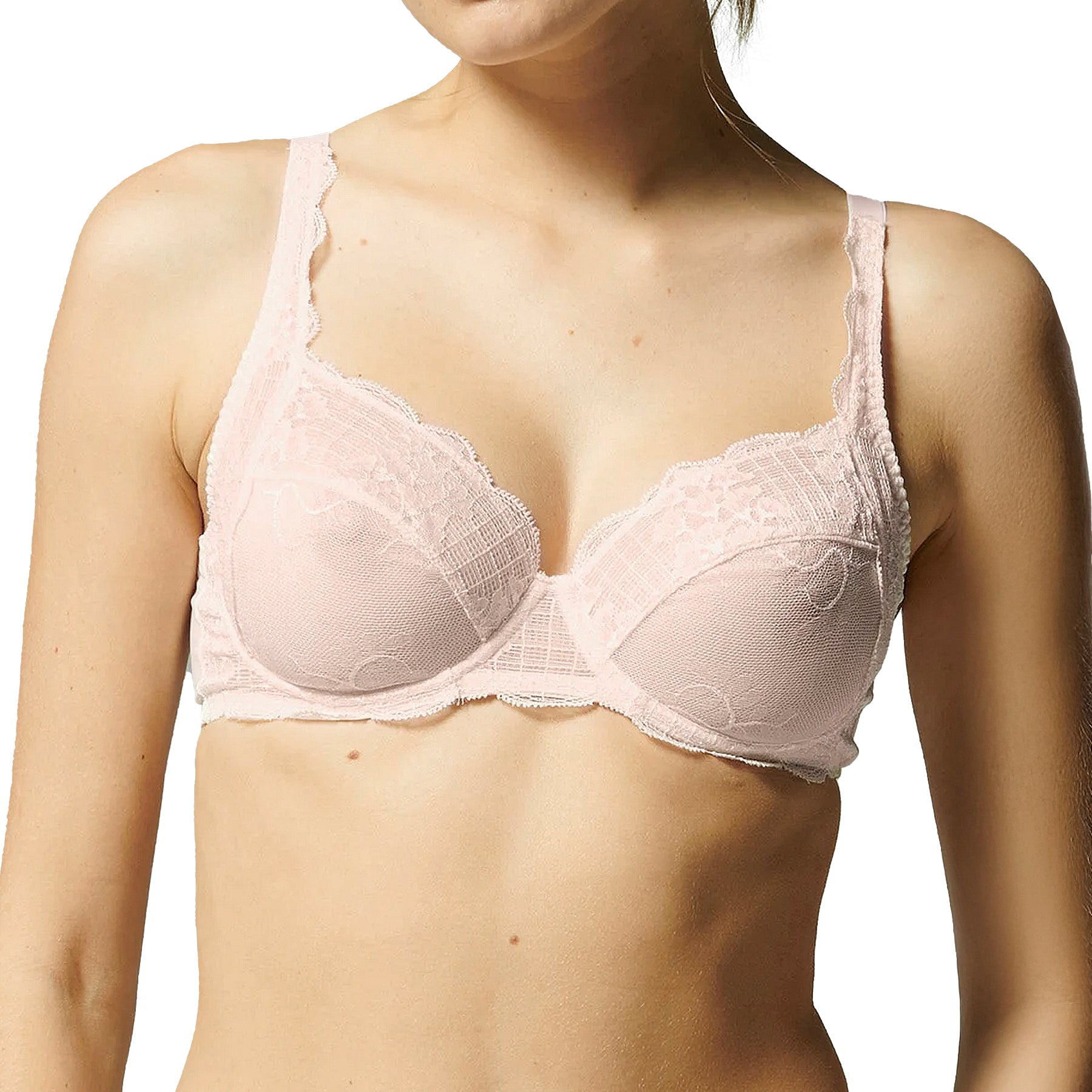 Simone Perele Reve Full Cup Bra 12Z313 Sakura Pink Front