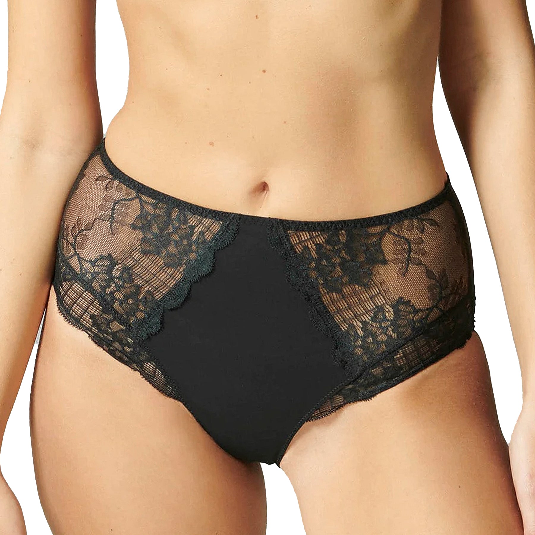 Simone Perele Reve Retro Brief 12Z770 Black Front